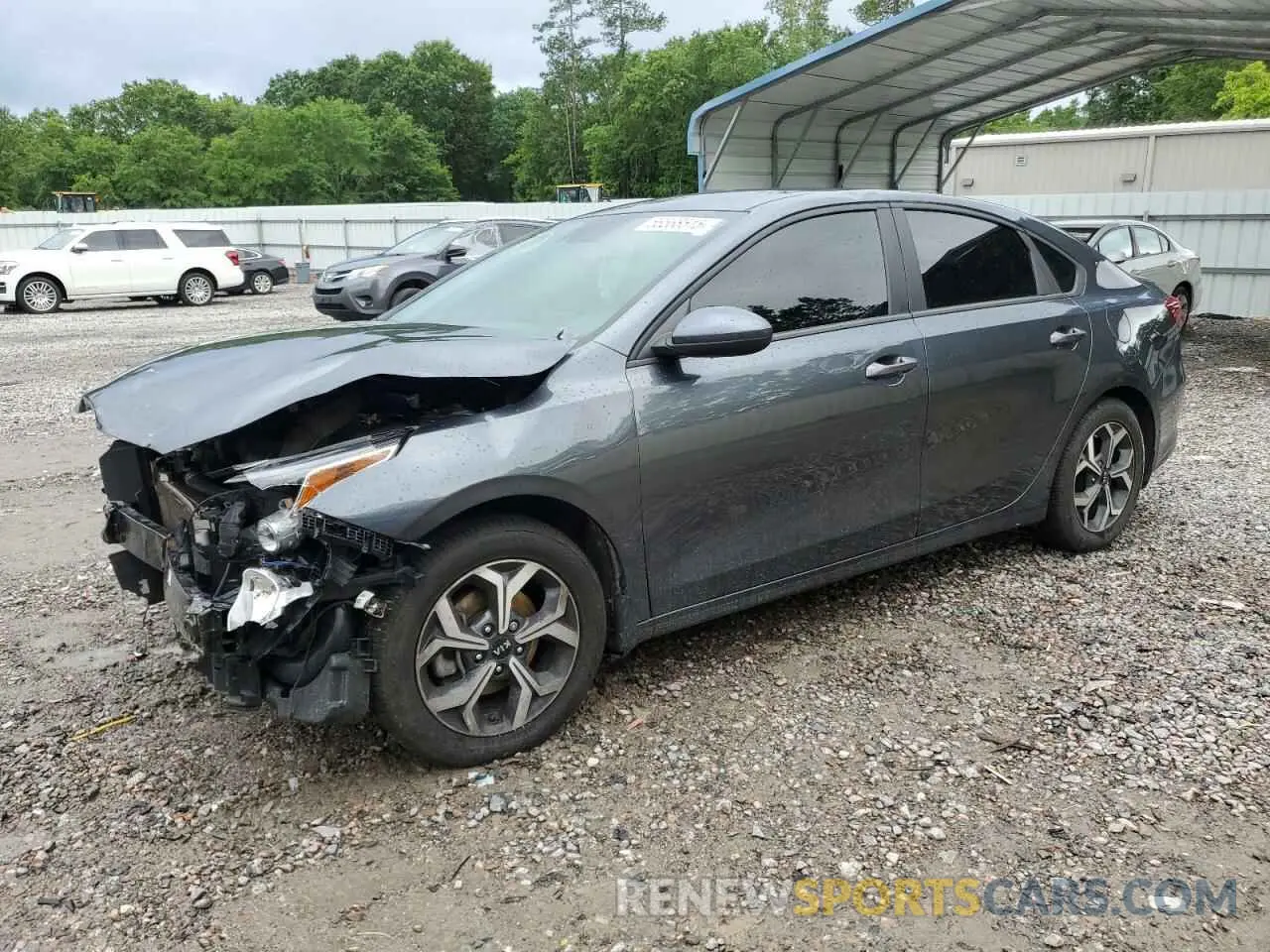 1 Photograph of a damaged car 3KPF24AD6ME329800 KIA FORTE 2021