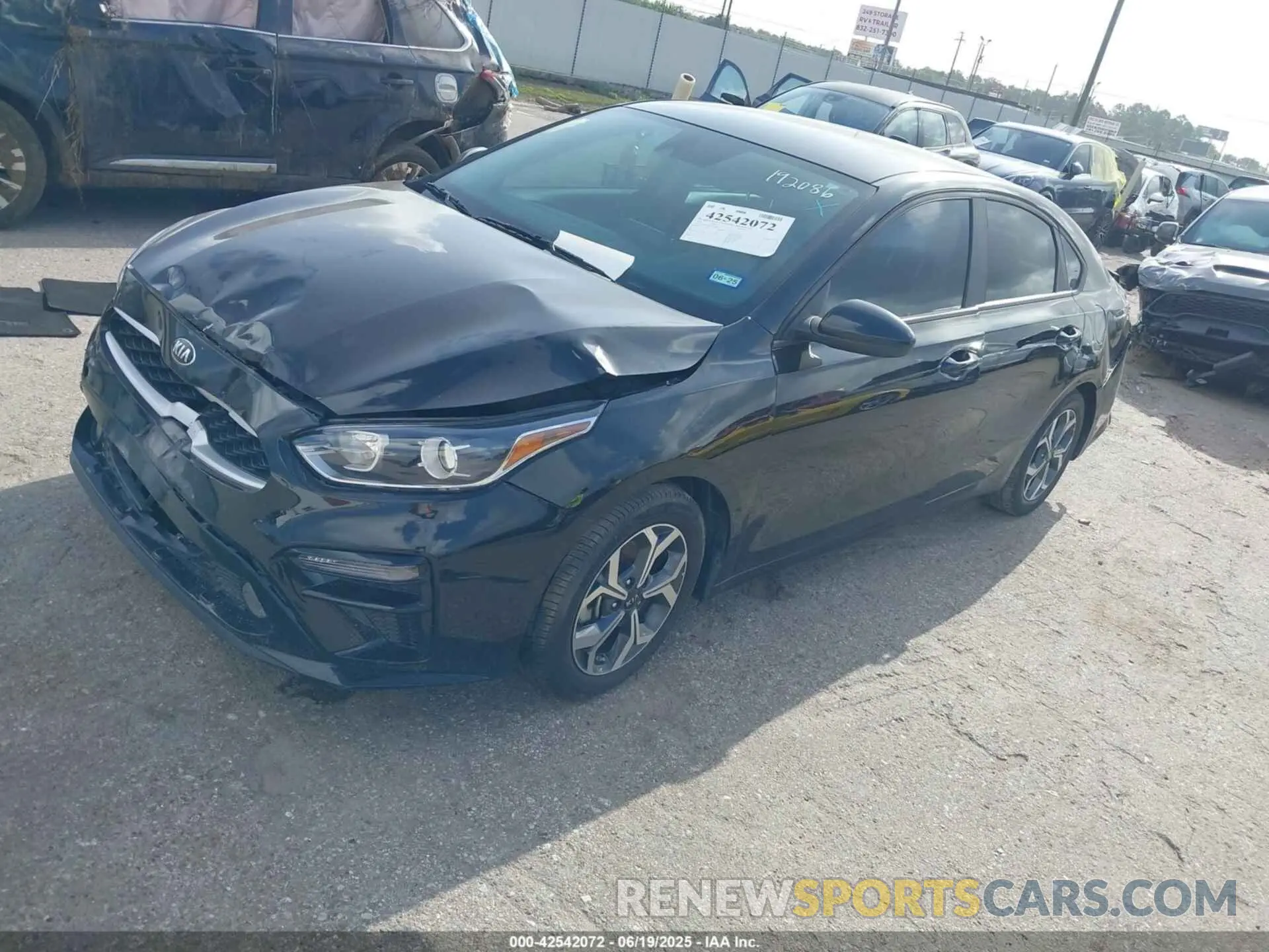 2 Photograph of a damaged car 3KPF24AD6ME345141 KIA FORTE 2021