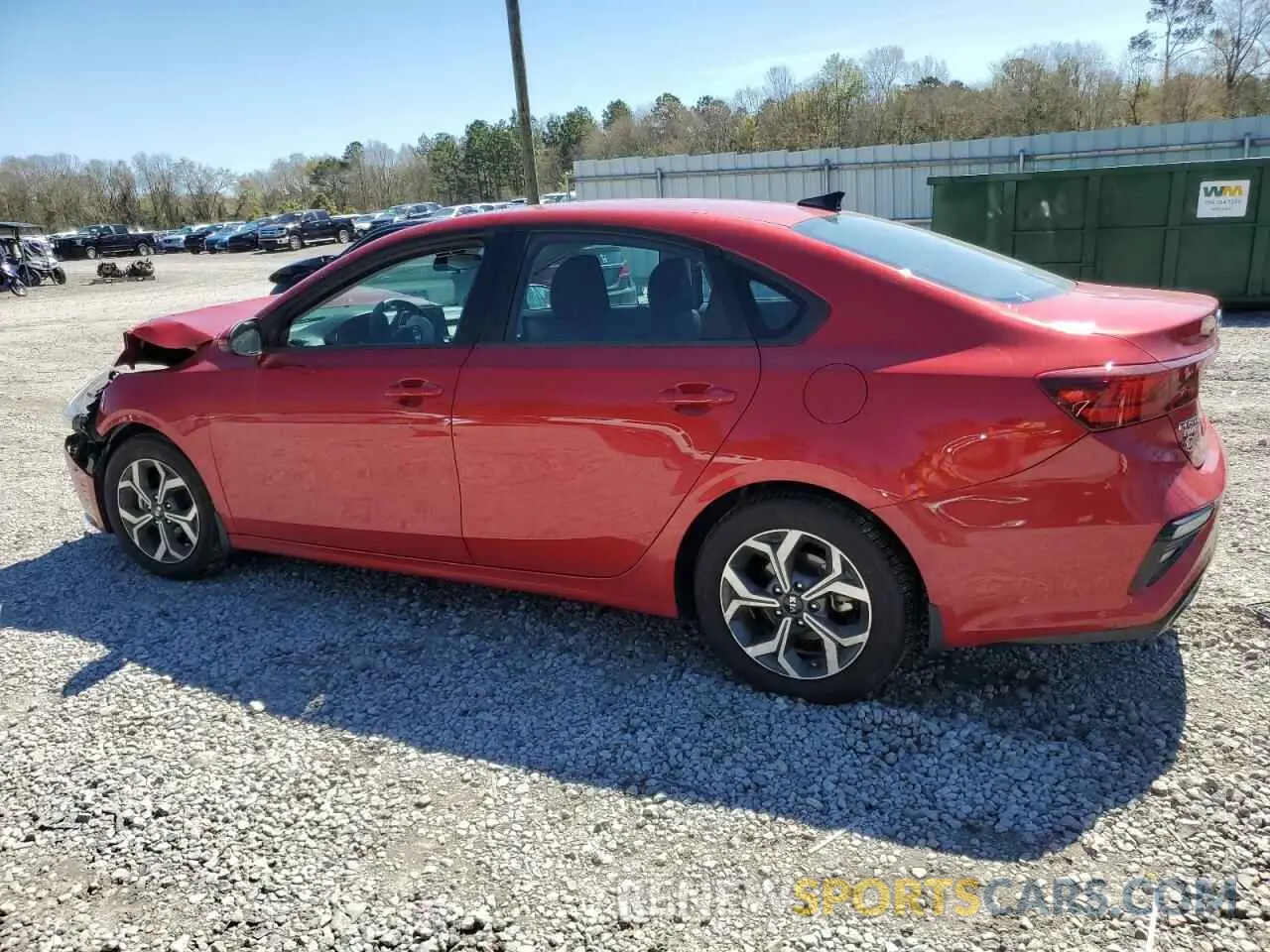 2 Photograph of a damaged car 3KPF24AD6ME346256 KIA FORTE 2021