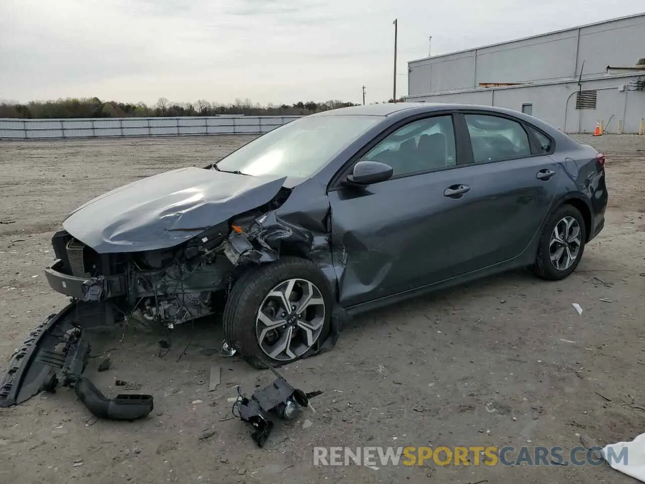 1 Photograph of a damaged car 3KPF24AD6ME373487 KIA FORTE 2021