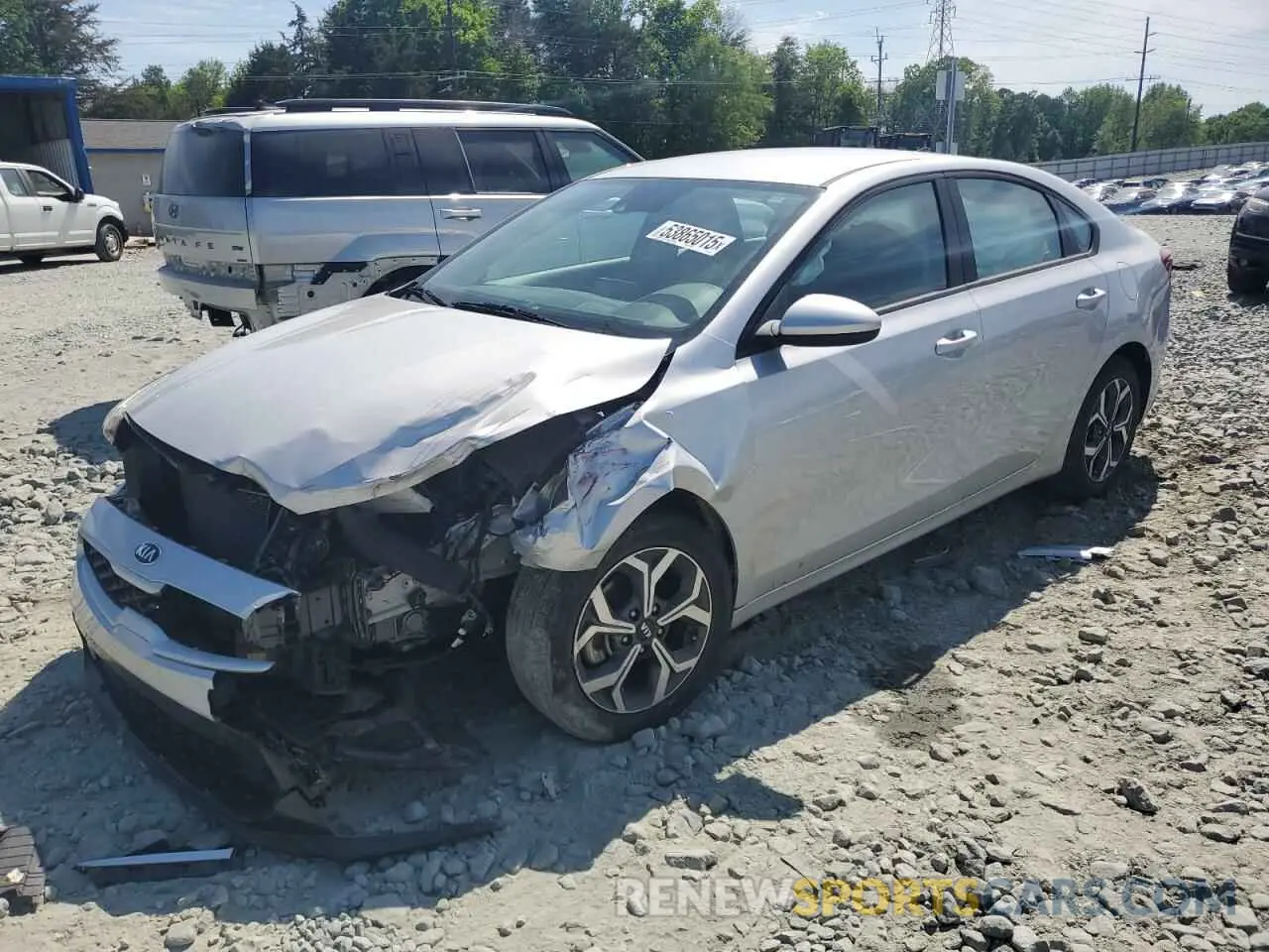 1 Photograph of a damaged car 3KPF24AD6ME389706 KIA FORTE 2021