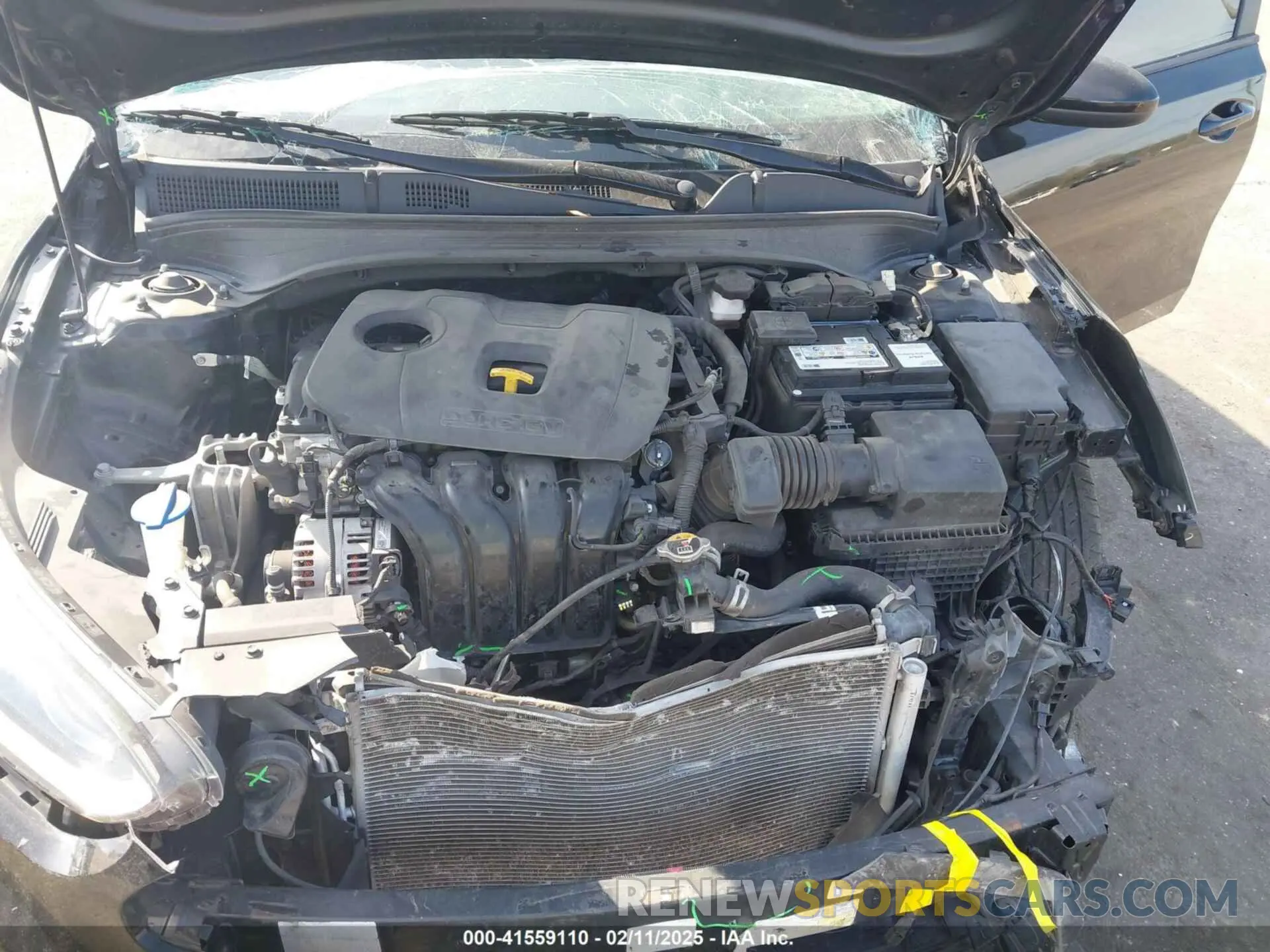 10 Photograph of a damaged car 3KPF24AD7ME289128 KIA FORTE 2021