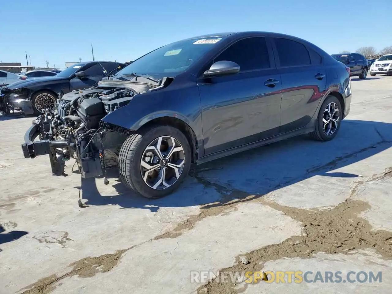 1 Photograph of a damaged car 3KPF24AD7ME337937 KIA FORTE 2021
