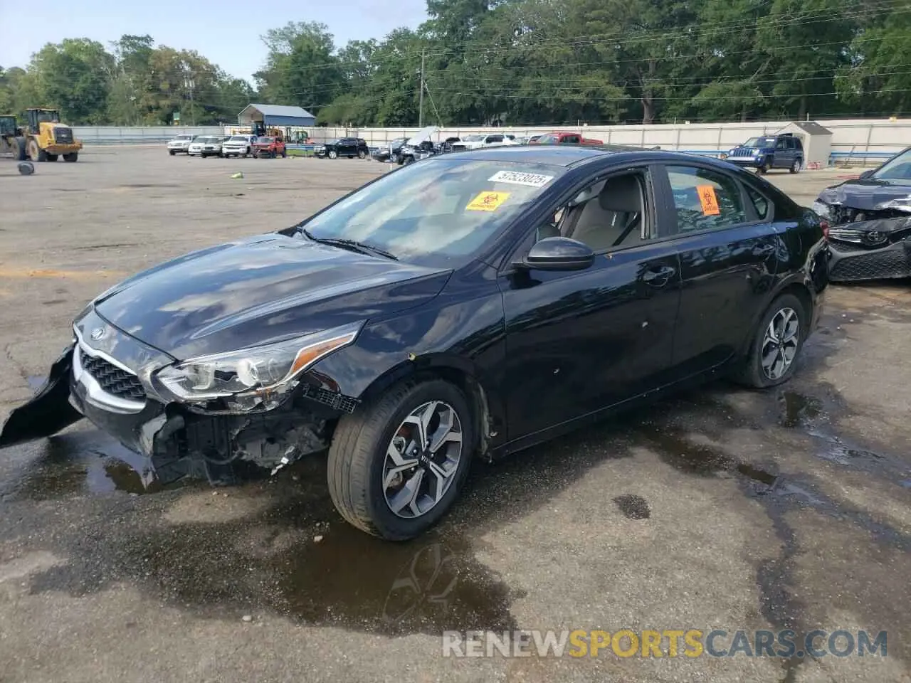 1 Photograph of a damaged car 3KPF24AD7ME354379 KIA FORTE 2021