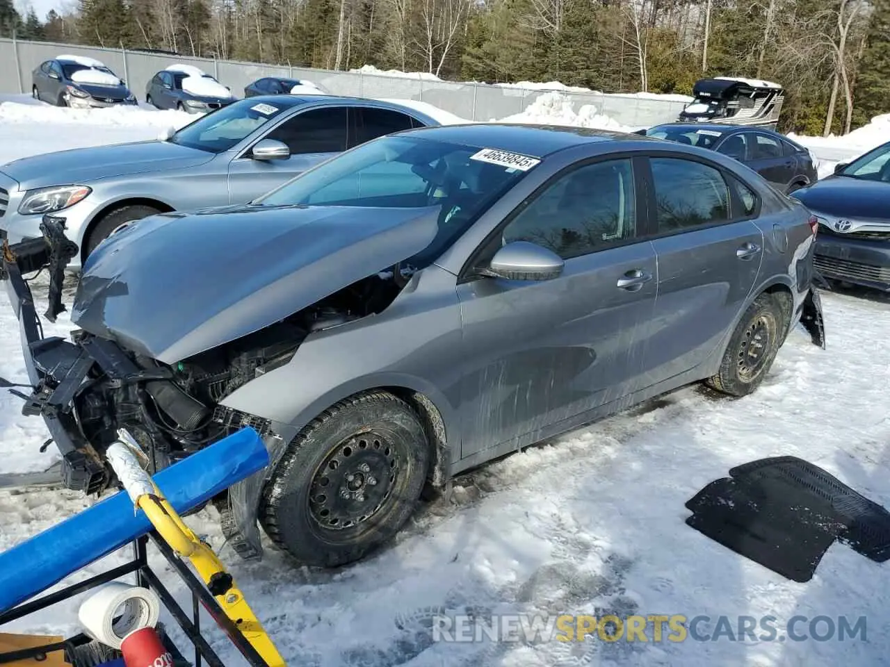 1 Photograph of a damaged car 3KPF24AD7ME356181 KIA FORTE 2021