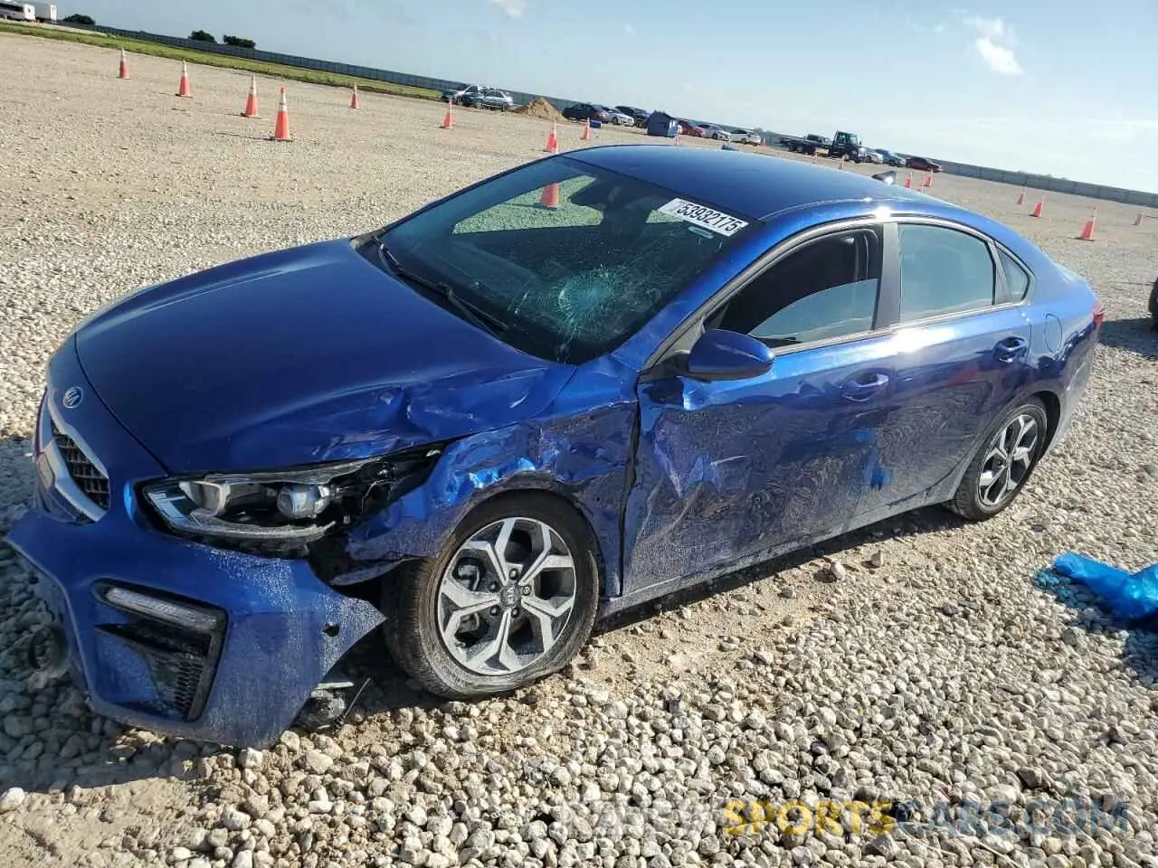 1 Photograph of a damaged car 3KPF24AD7ME371702 KIA FORTE 2021