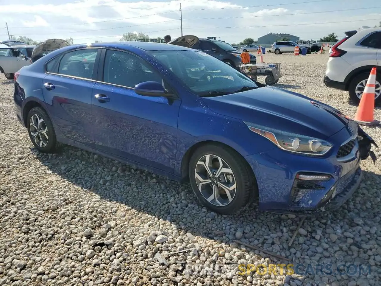 4 Photograph of a damaged car 3KPF24AD7ME371702 KIA FORTE 2021