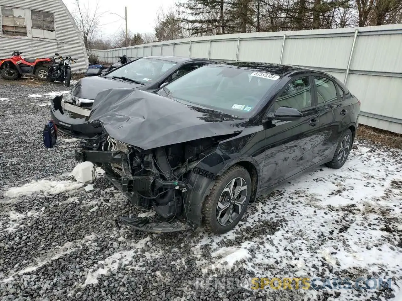1 Photograph of a damaged car 3KPF24AD7ME375863 KIA FORTE 2021