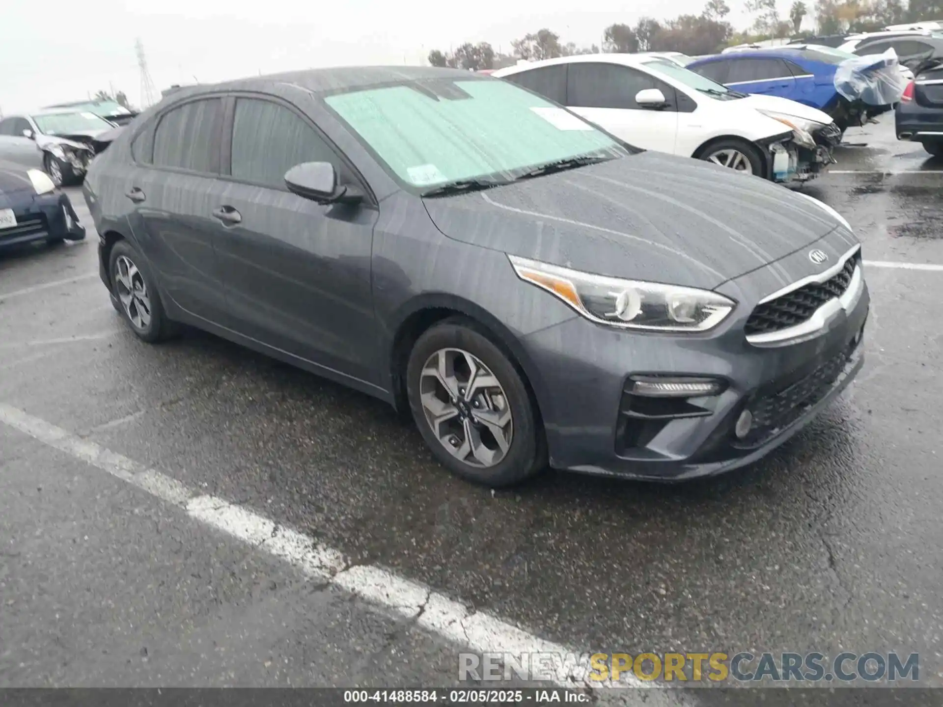 1 Photograph of a damaged car 3KPF24AD7ME376432 KIA FORTE 2021