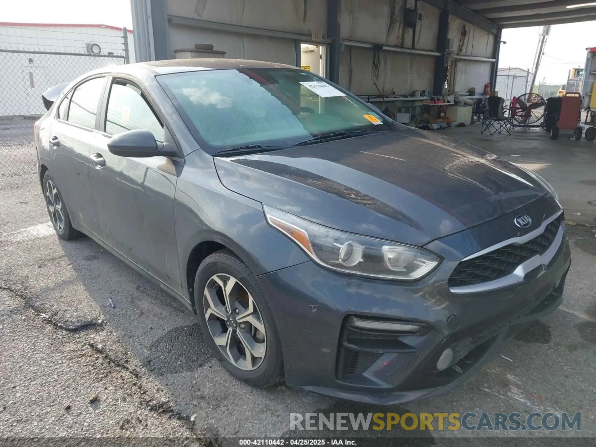 1 Photograph of a damaged car 3KPF24AD8ME263248 KIA FORTE 2021