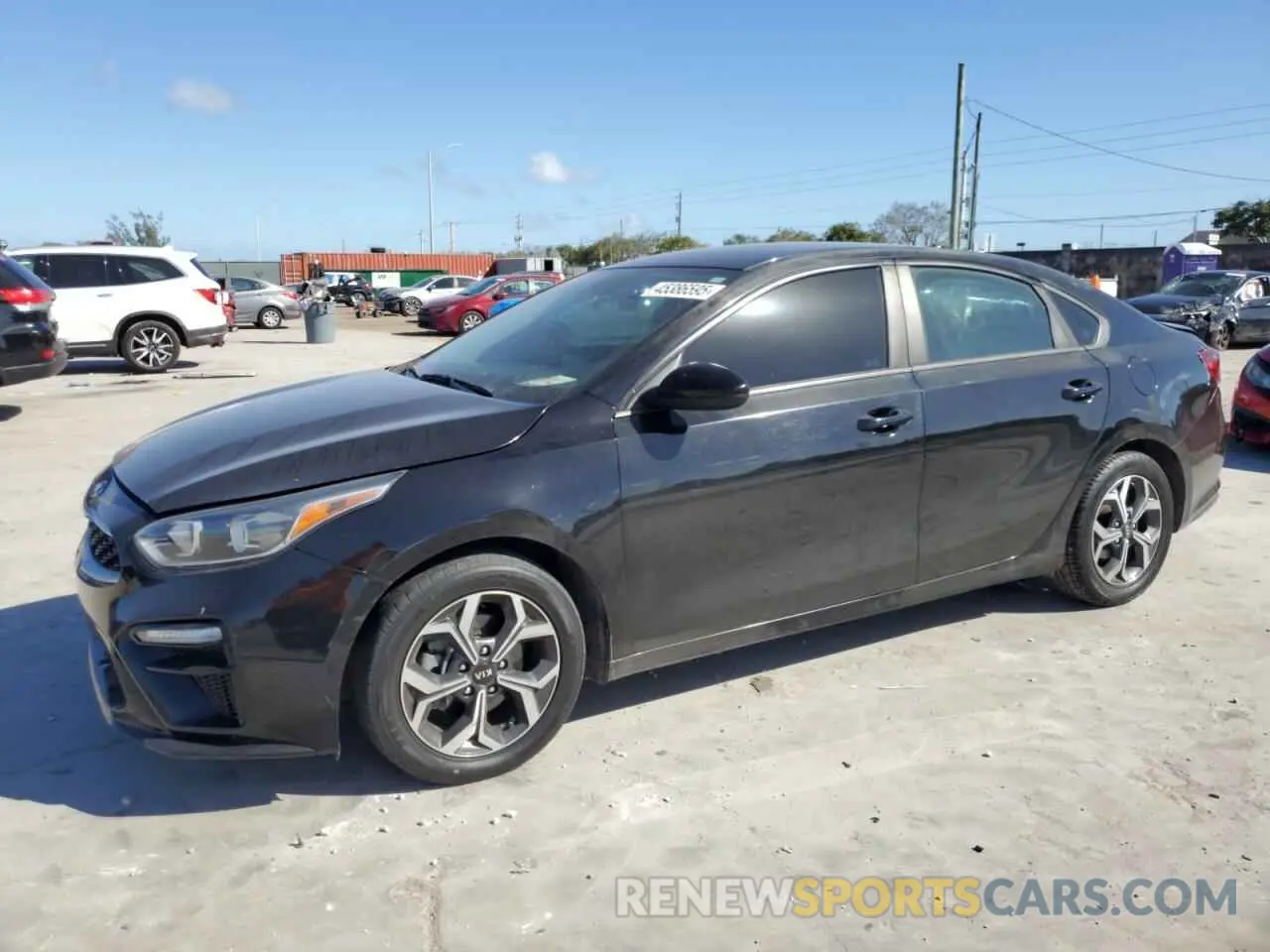 1 Photograph of a damaged car 3KPF24AD8ME280065 KIA FORTE 2021
