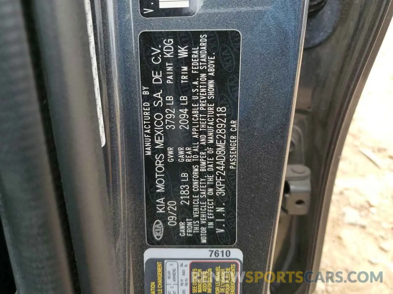13 Photograph of a damaged car 3KPF24AD8ME289218 KIA FORTE 2021