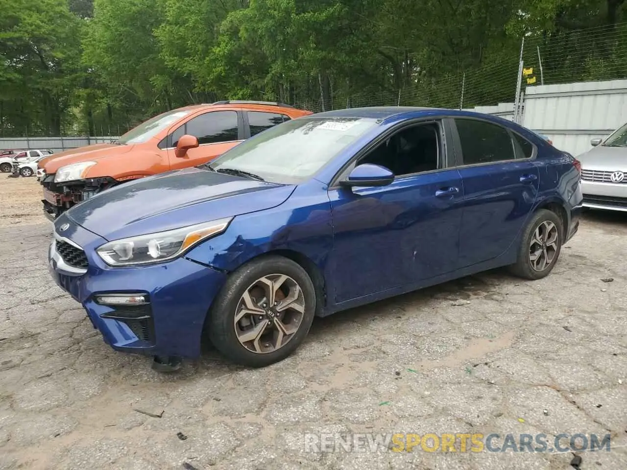 1 Photograph of a damaged car 3KPF24AD8ME292443 KIA FORTE 2021