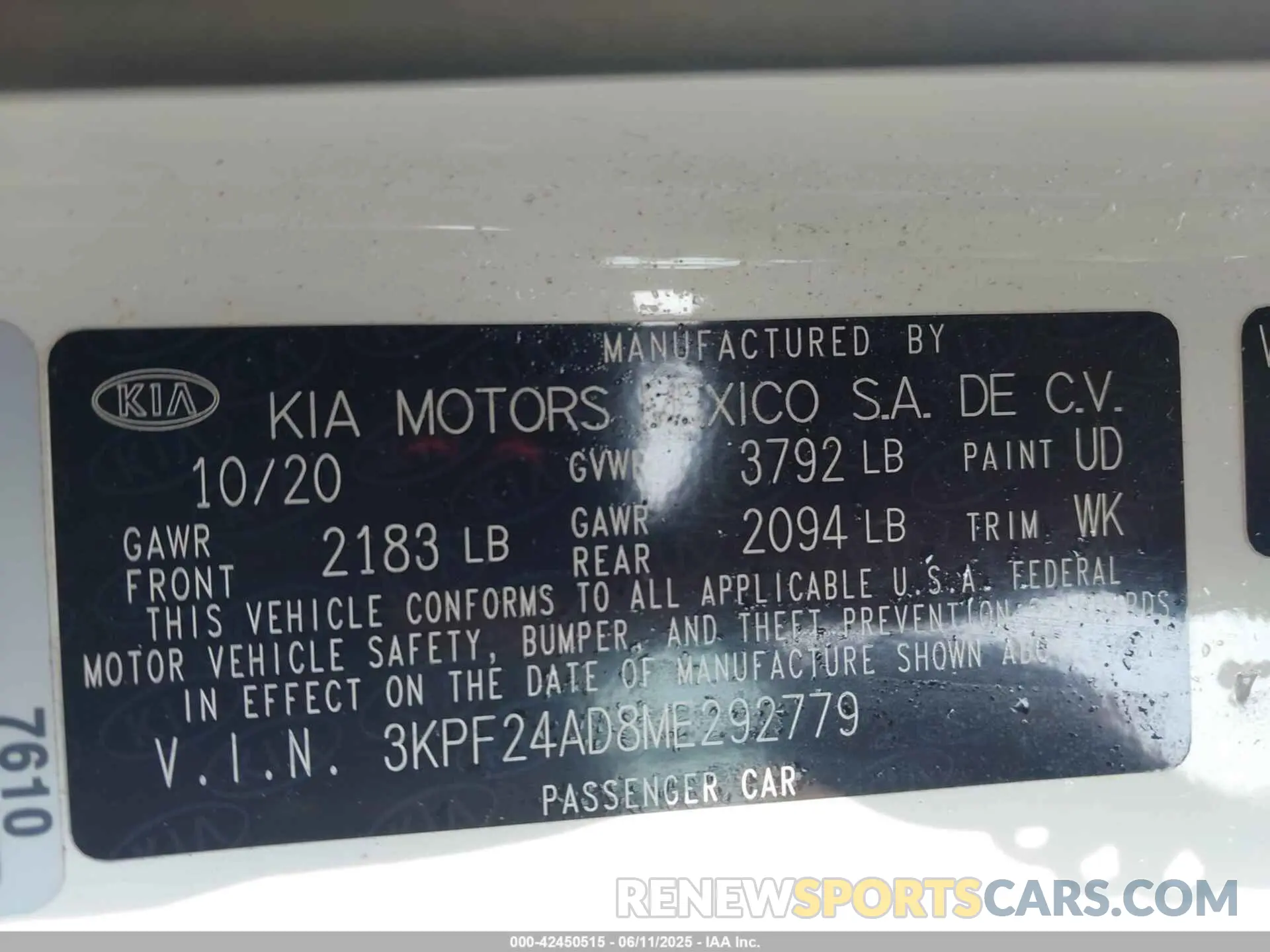 9 Photograph of a damaged car 3KPF24AD8ME292779 KIA FORTE 2021