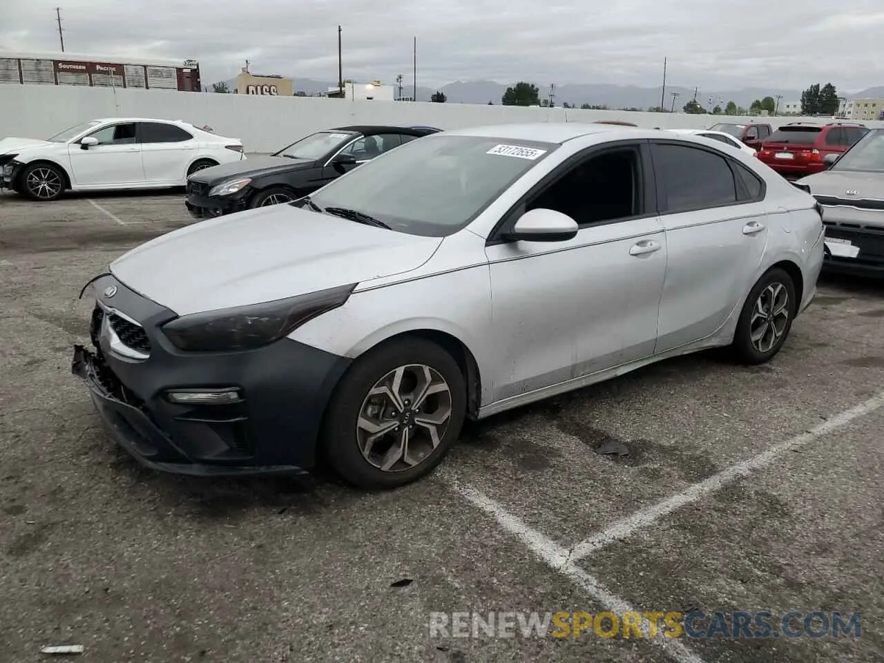 1 Photograph of a damaged car 3KPF24AD8ME305045 KIA FORTE 2021