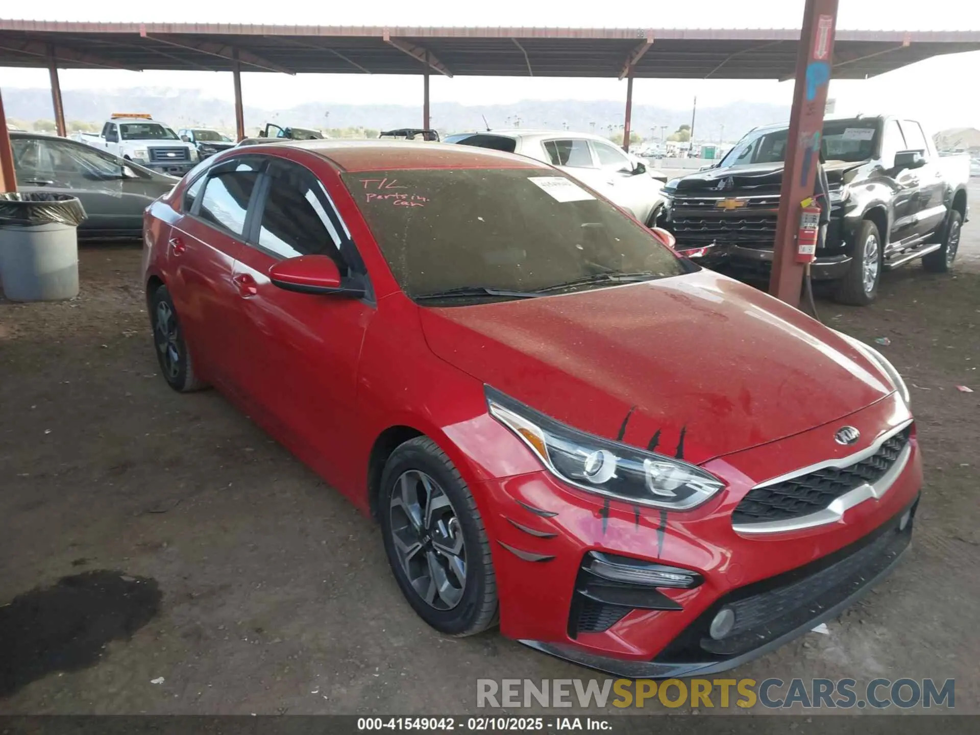 1 Photograph of a damaged car 3KPF24AD8ME309063 KIA FORTE 2021