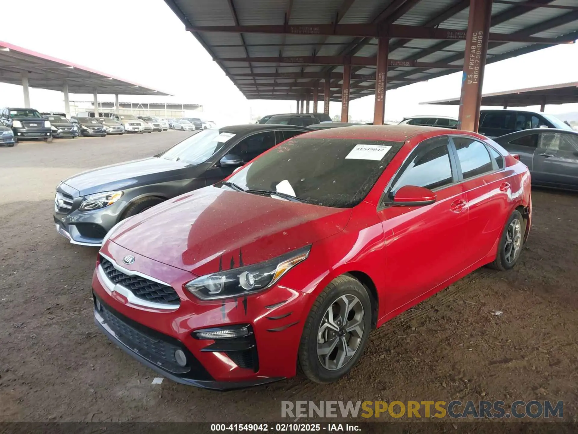 2 Photograph of a damaged car 3KPF24AD8ME309063 KIA FORTE 2021