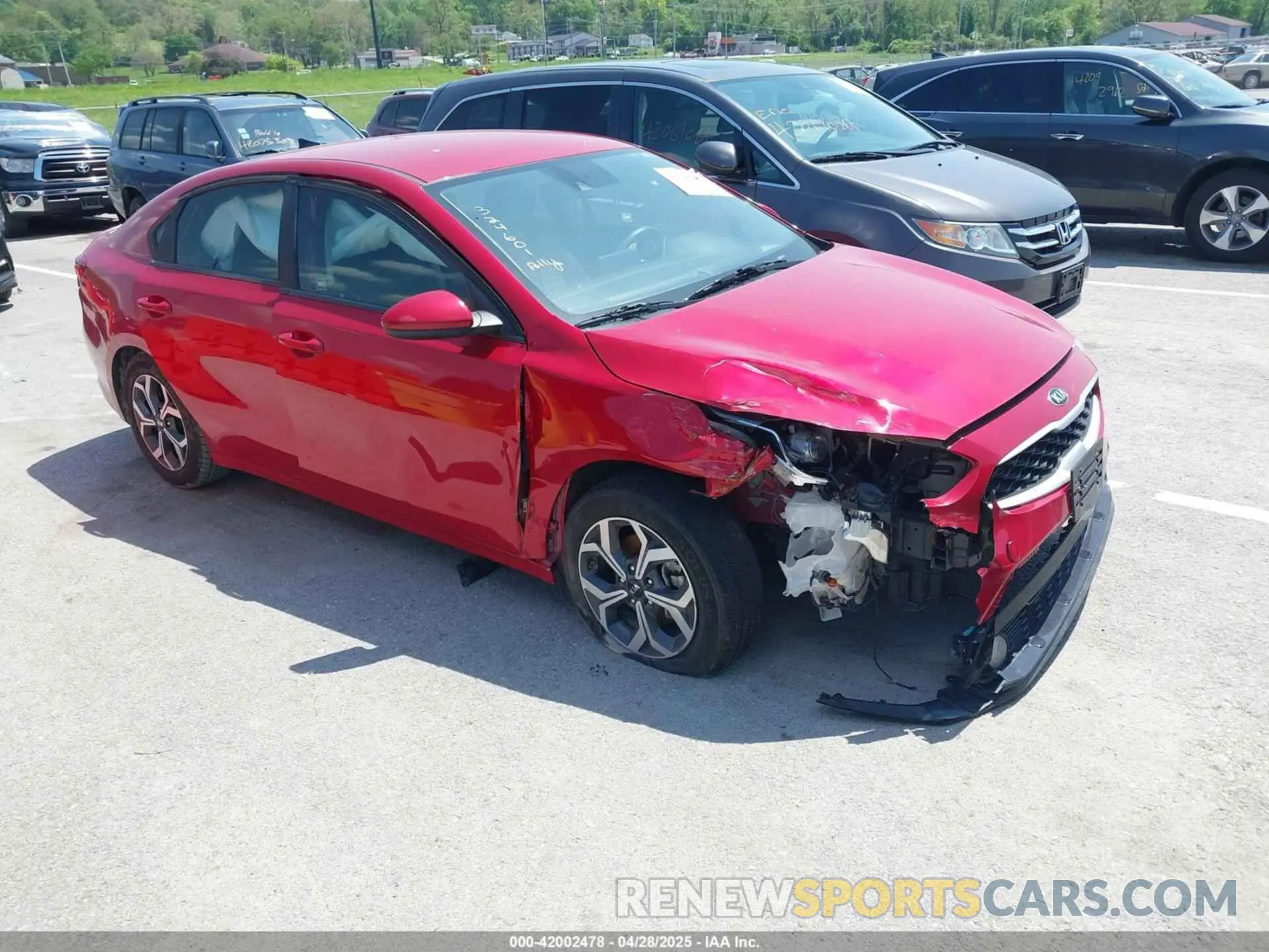 1 Photograph of a damaged car 3KPF24AD8ME324601 KIA FORTE 2021