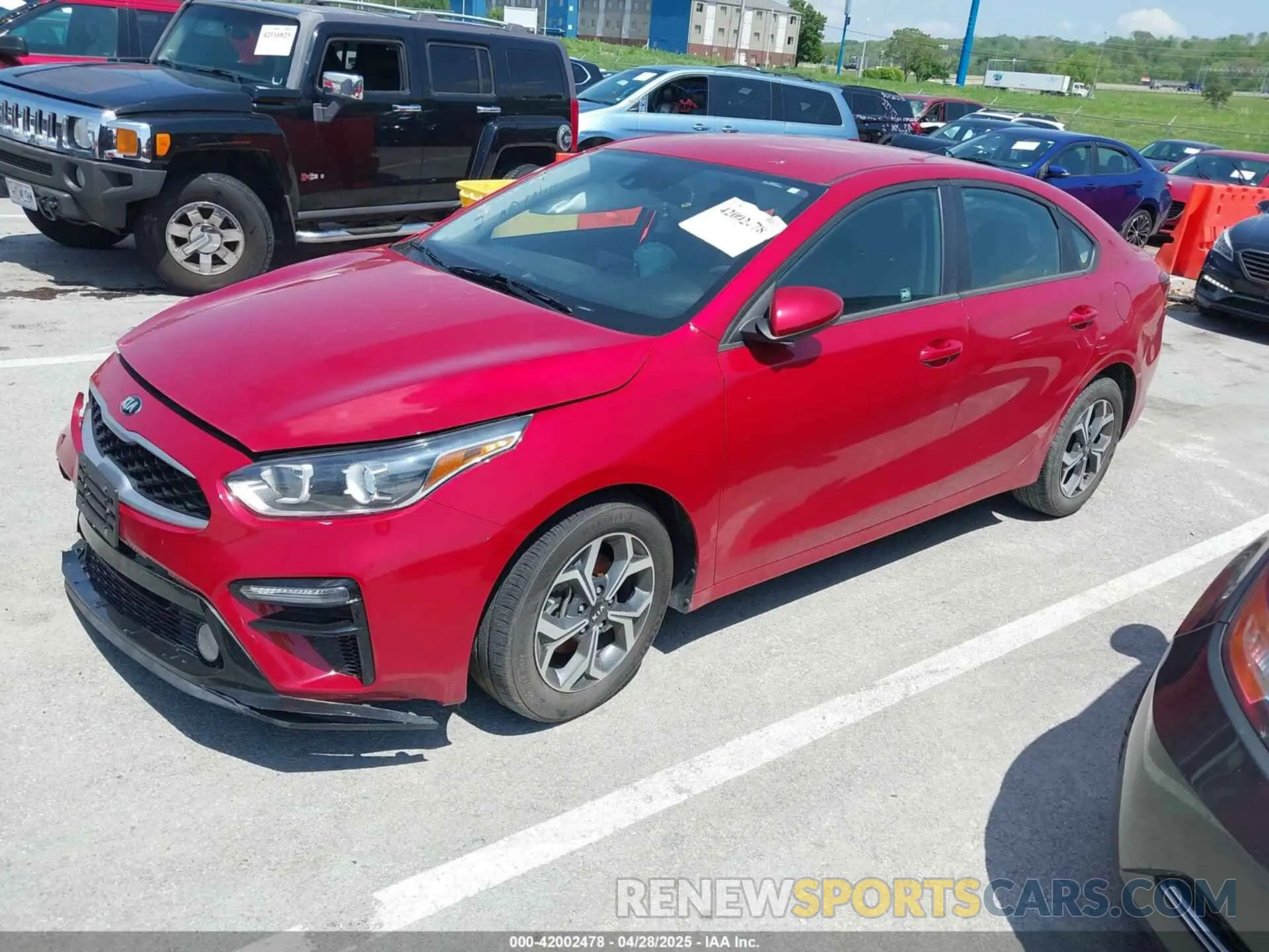 2 Photograph of a damaged car 3KPF24AD8ME324601 KIA FORTE 2021
