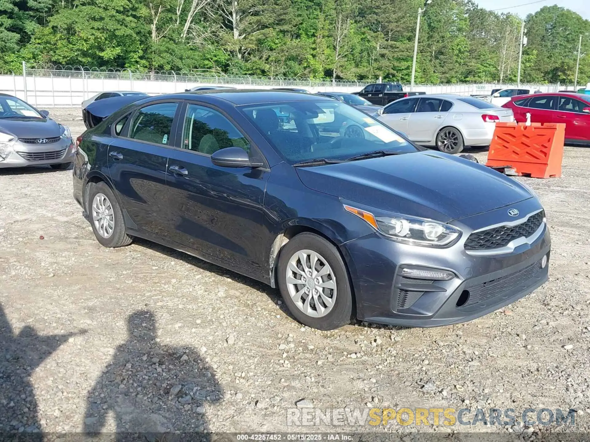 1 Photograph of a damaged car 3KPF24AD8ME327188 KIA FORTE 2021