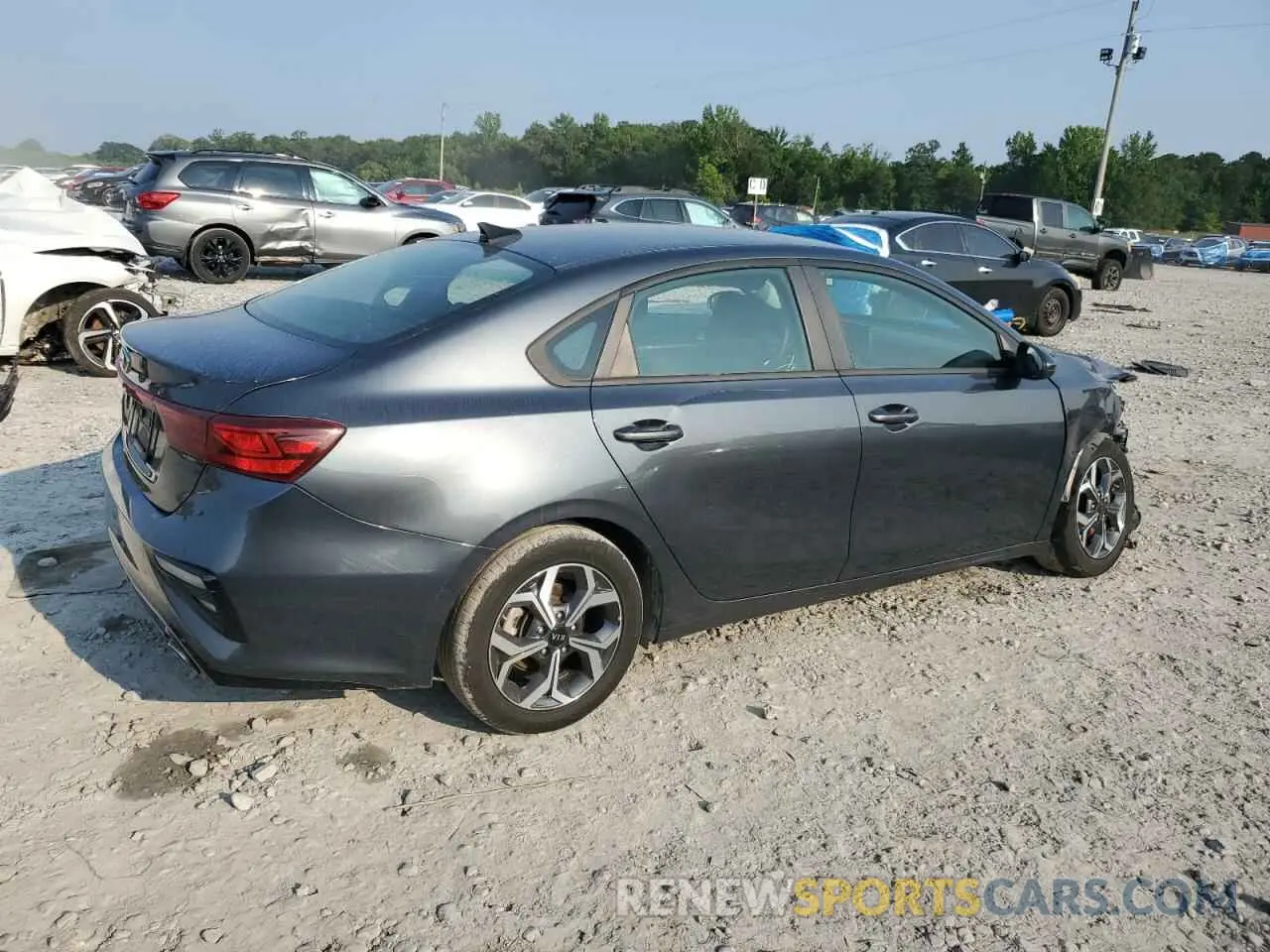 3 Photograph of a damaged car 3KPF24AD8ME332679 KIA FORTE 2021