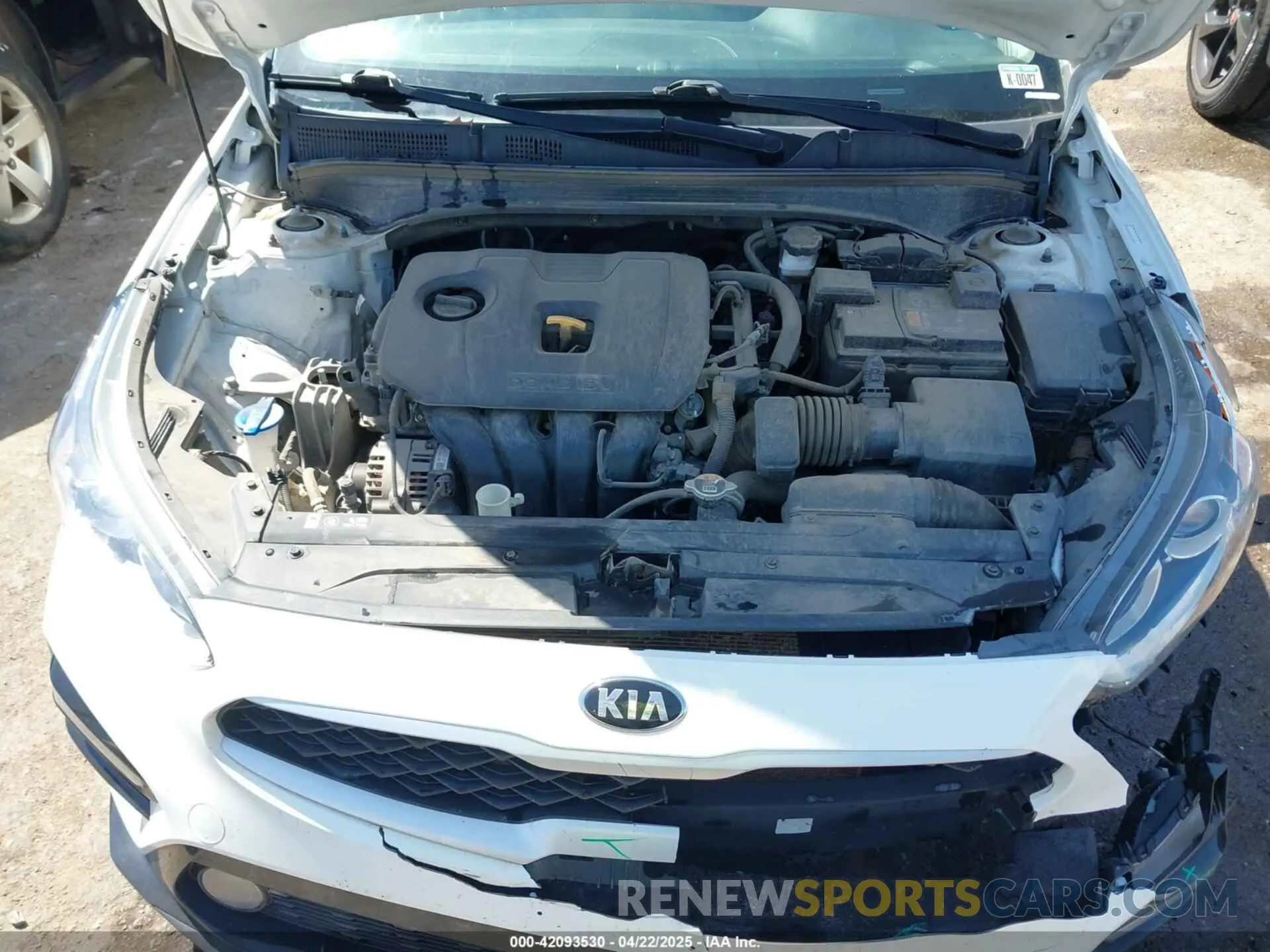 10 Photograph of a damaged car 3KPF24AD8ME363284 KIA FORTE 2021