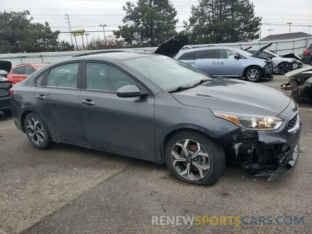 4 Photograph of a damaged car 3KPF24AD8ME377492 KIA FORTE 2021