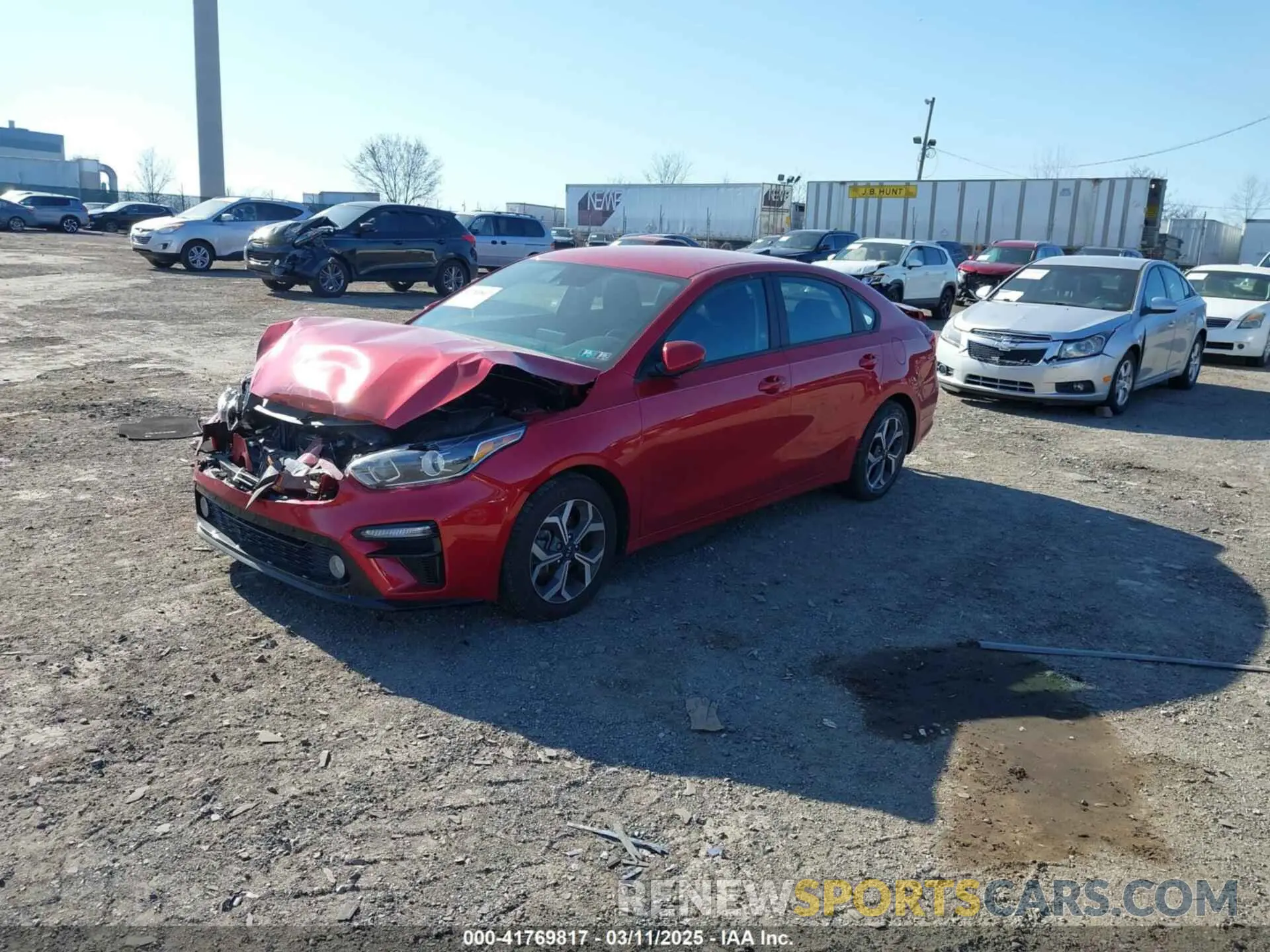 2 Photograph of a damaged car 3KPF24AD8ME384474 KIA FORTE 2021
