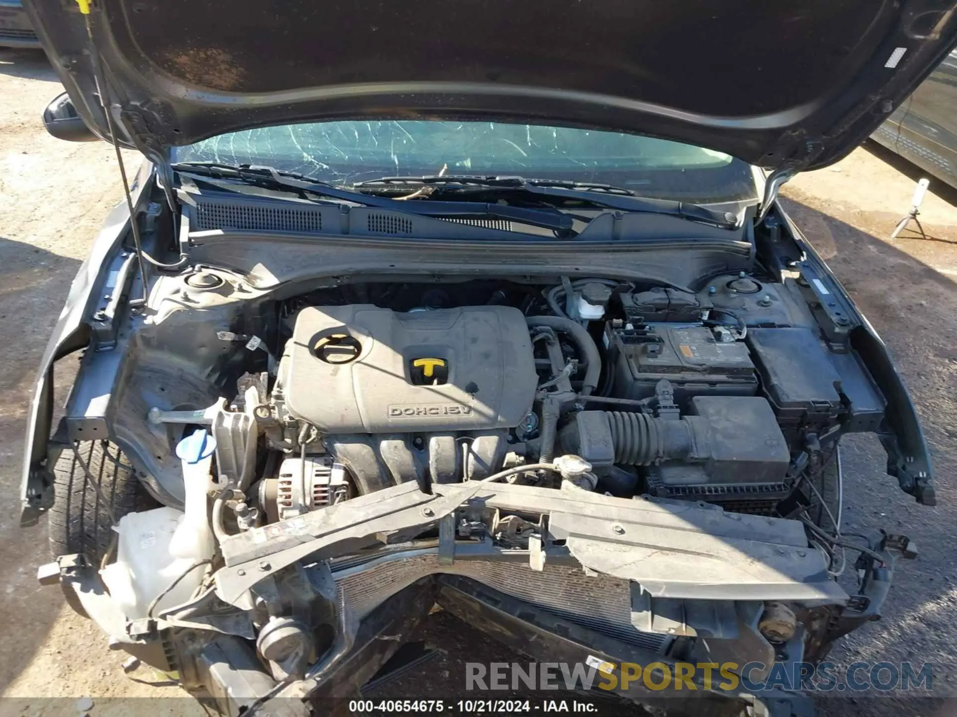 10 Photograph of a damaged car 3KPF24AD8ME402066 KIA FORTE 2021