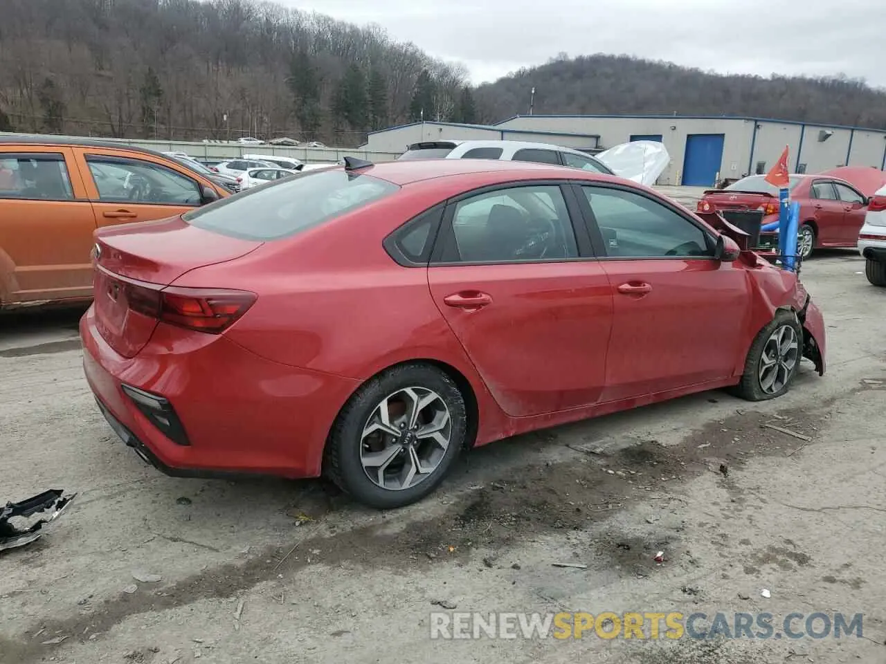 3 Photograph of a damaged car 3KPF24AD8ME411544 KIA FORTE 2021