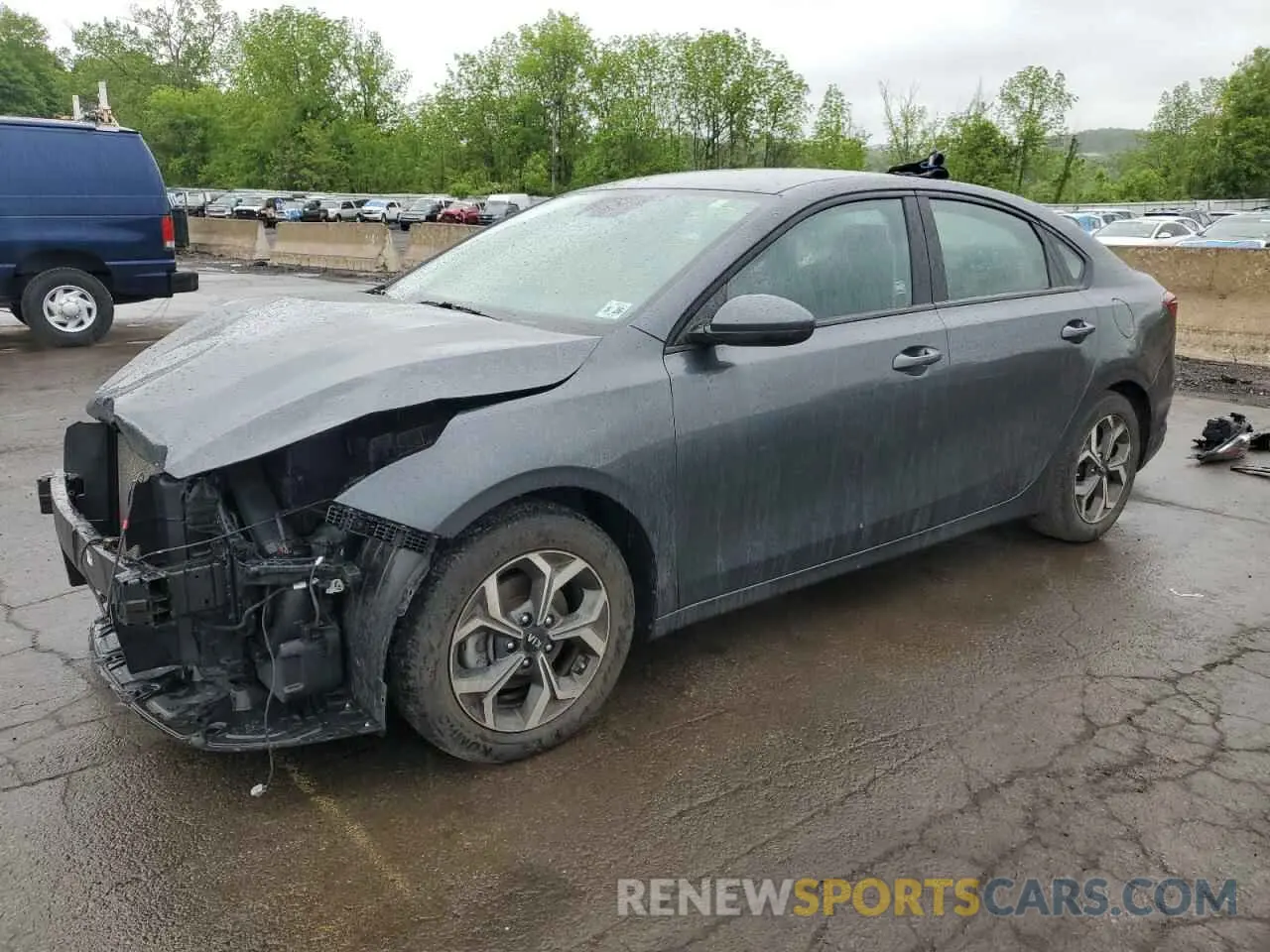 1 Photograph of a damaged car 3KPF24AD9ME273674 KIA FORTE 2021