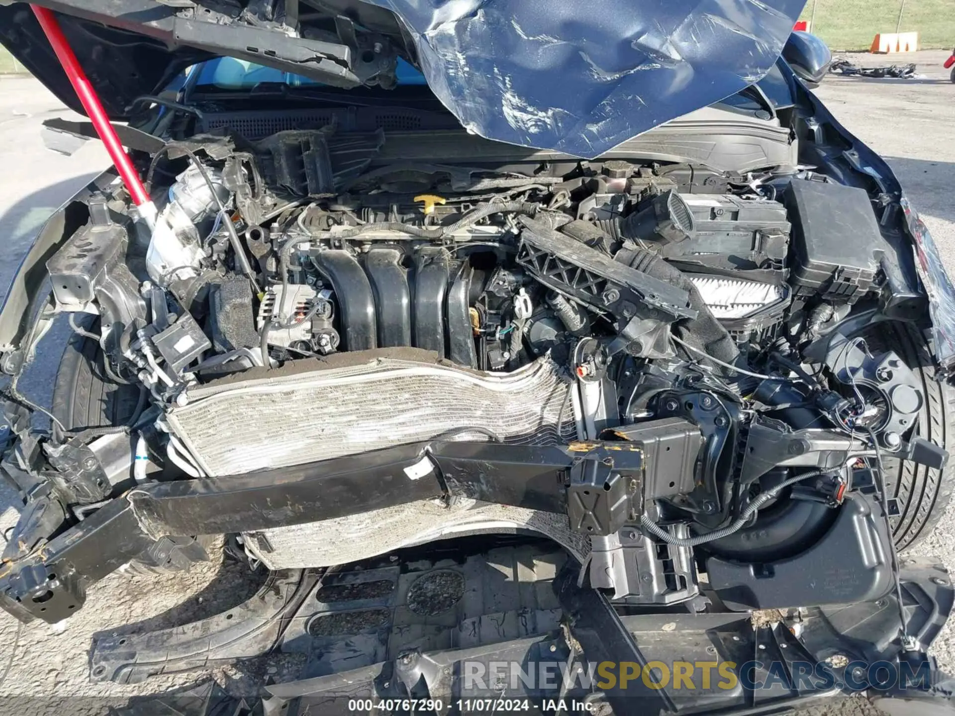 10 Photograph of a damaged car 3KPF24AD9ME301716 KIA FORTE 2021