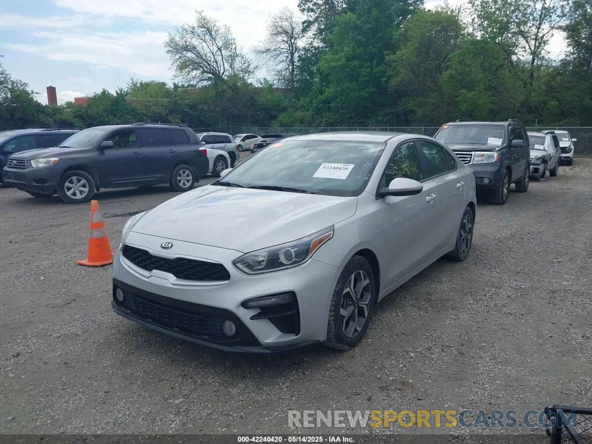 2 Photograph of a damaged car 3KPF24AD9ME305796 KIA FORTE 2021