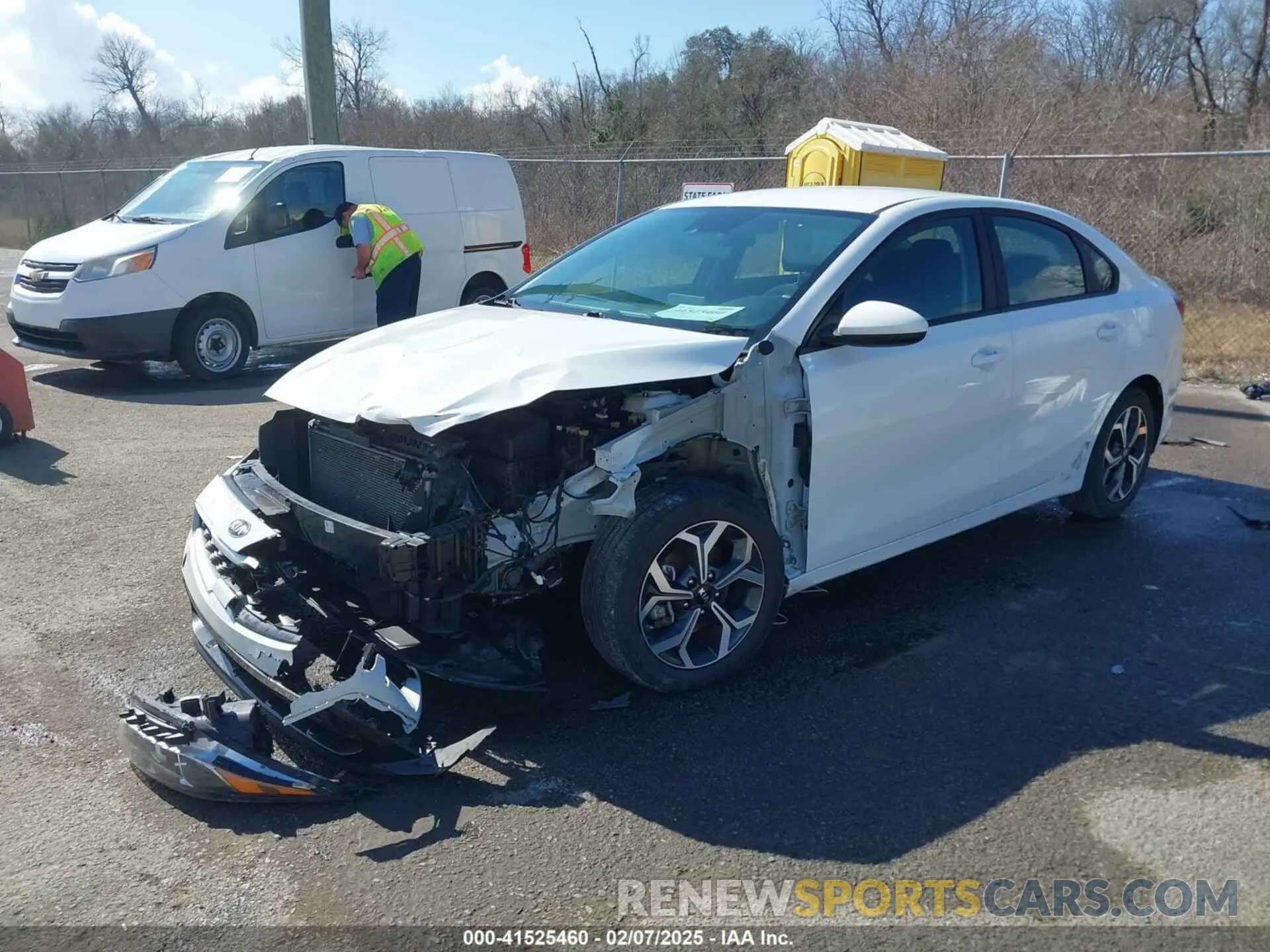 2 Photograph of a damaged car 3KPF24AD9ME312375 KIA FORTE 2021
