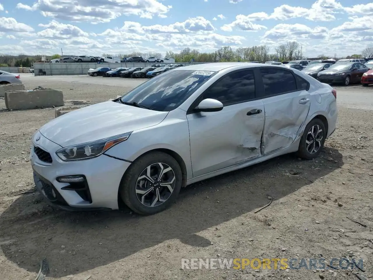 1 Photograph of a damaged car 3KPF24AD9ME314921 KIA FORTE 2021
