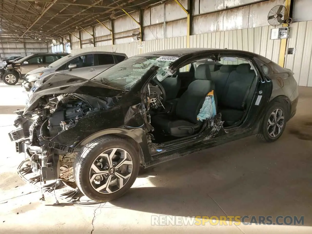1 Photograph of a damaged car 3KPF24AD9ME317091 KIA FORTE 2021