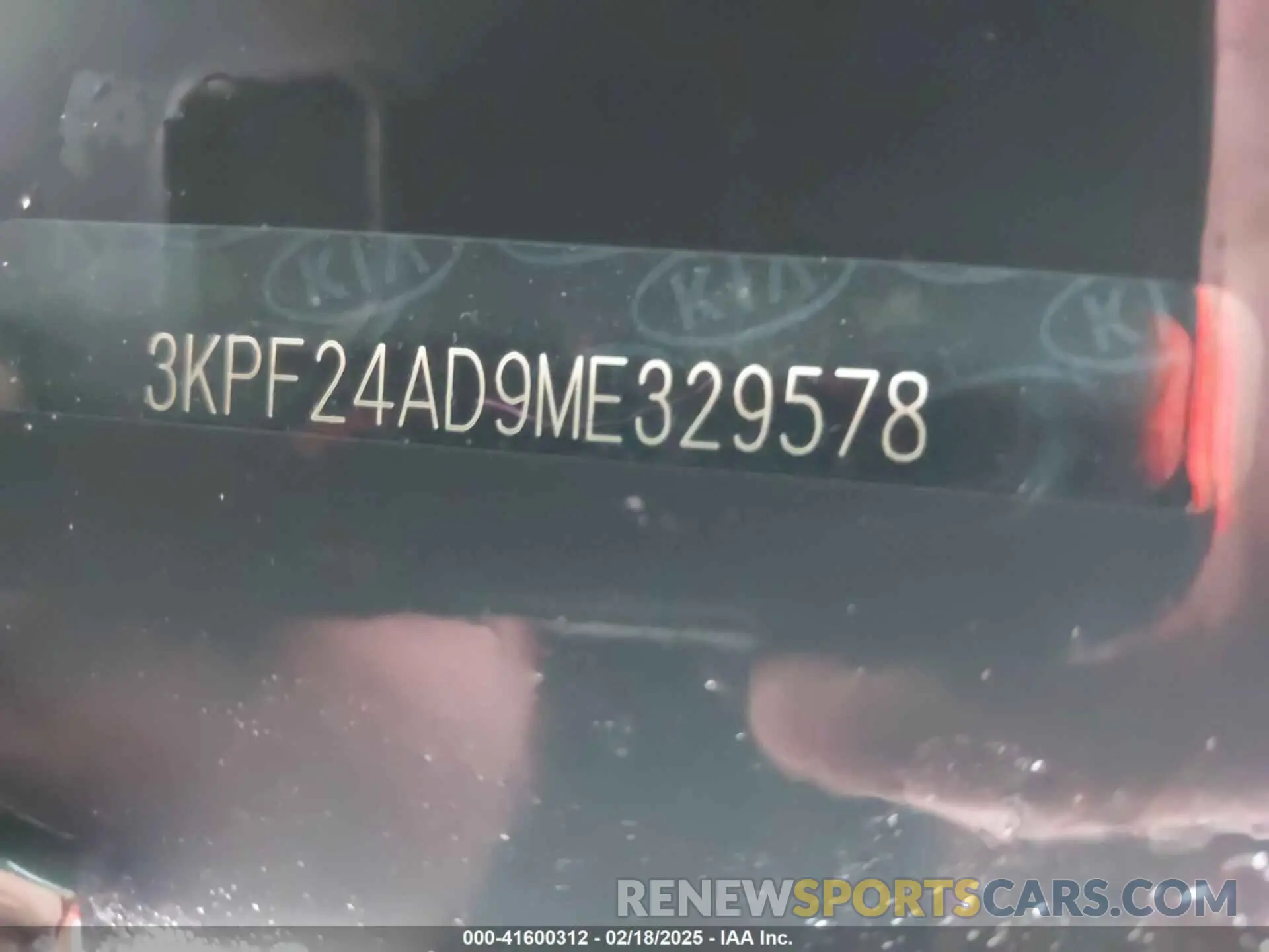 9 Photograph of a damaged car 3KPF24AD9ME329578 KIA FORTE 2021