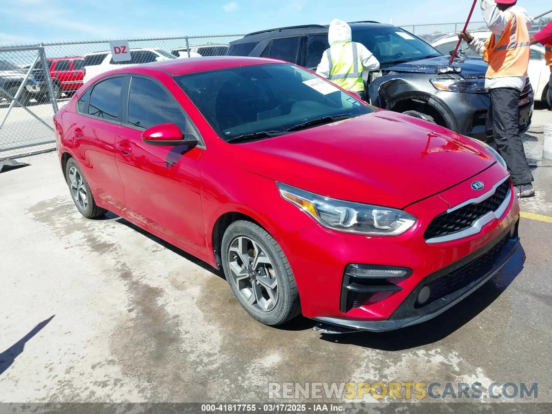 1 Photograph of a damaged car 3KPF24AD9ME330665 KIA FORTE 2021