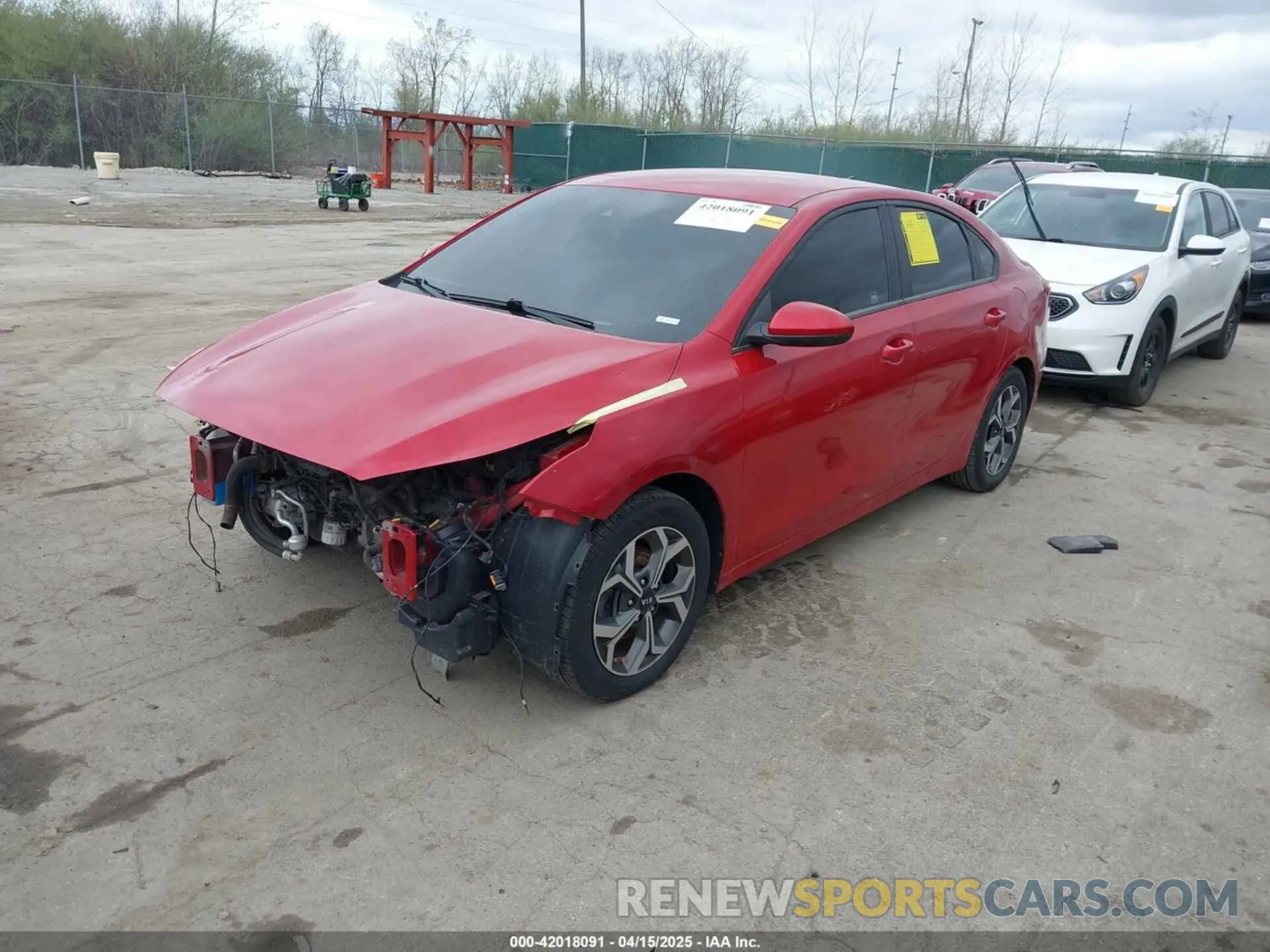 2 Photograph of a damaged car 3KPF24AD9ME338197 KIA FORTE 2021