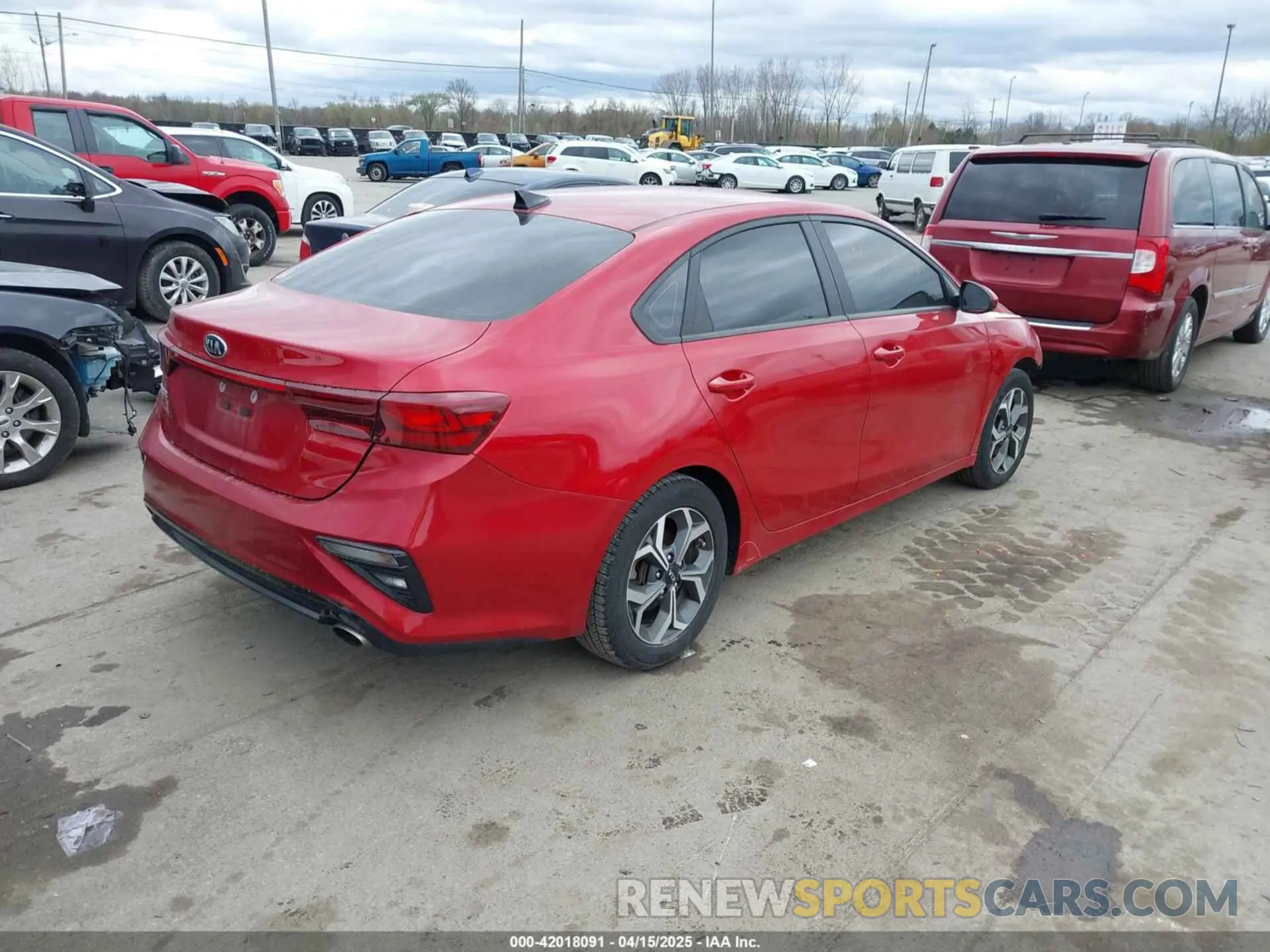4 Photograph of a damaged car 3KPF24AD9ME338197 KIA FORTE 2021