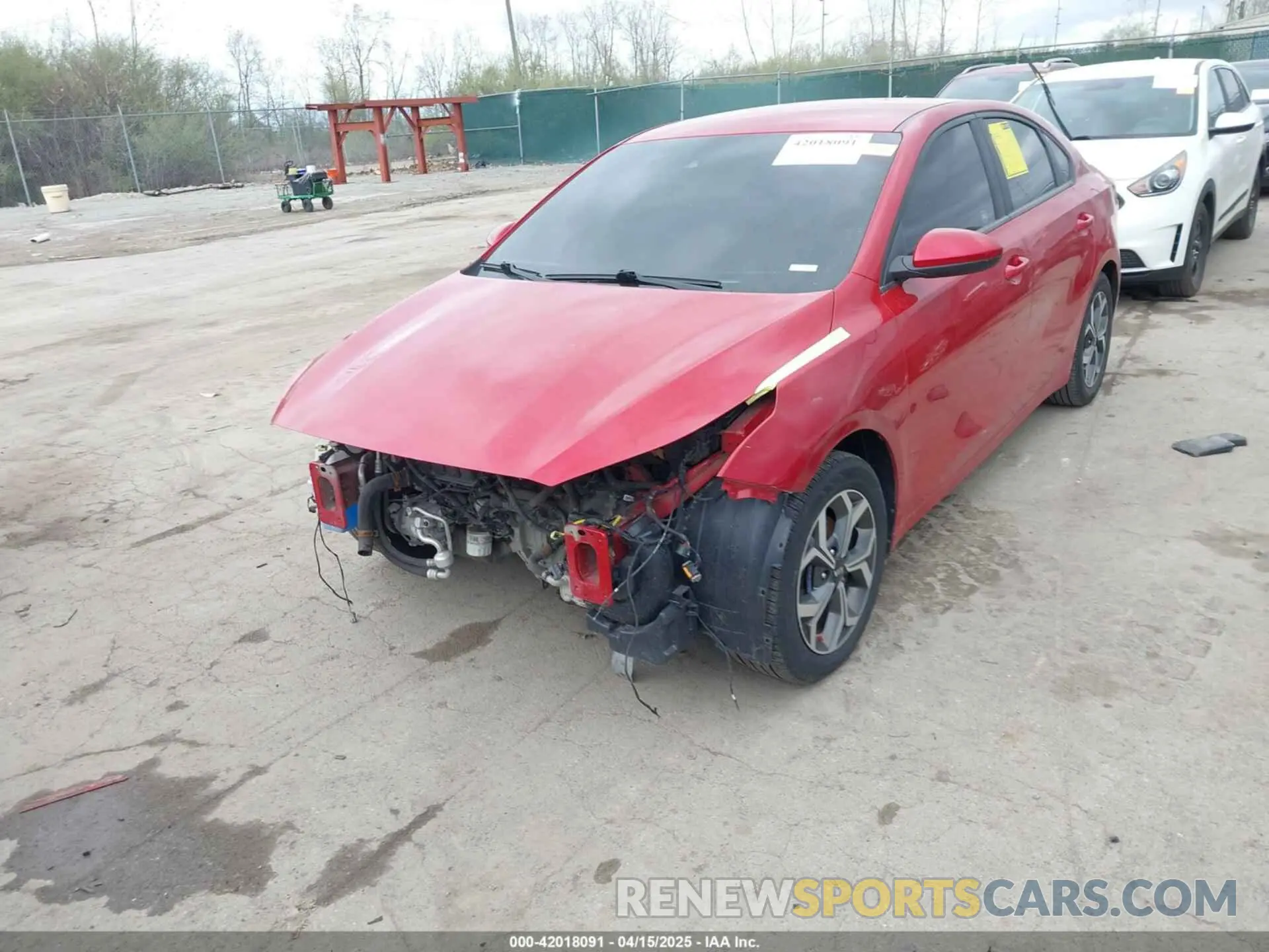 6 Photograph of a damaged car 3KPF24AD9ME338197 KIA FORTE 2021