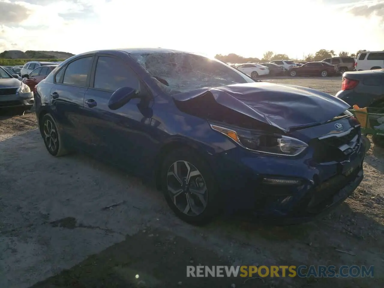 4 Photograph of a damaged car 3KPF24AD9ME341360 KIA FORTE 2021