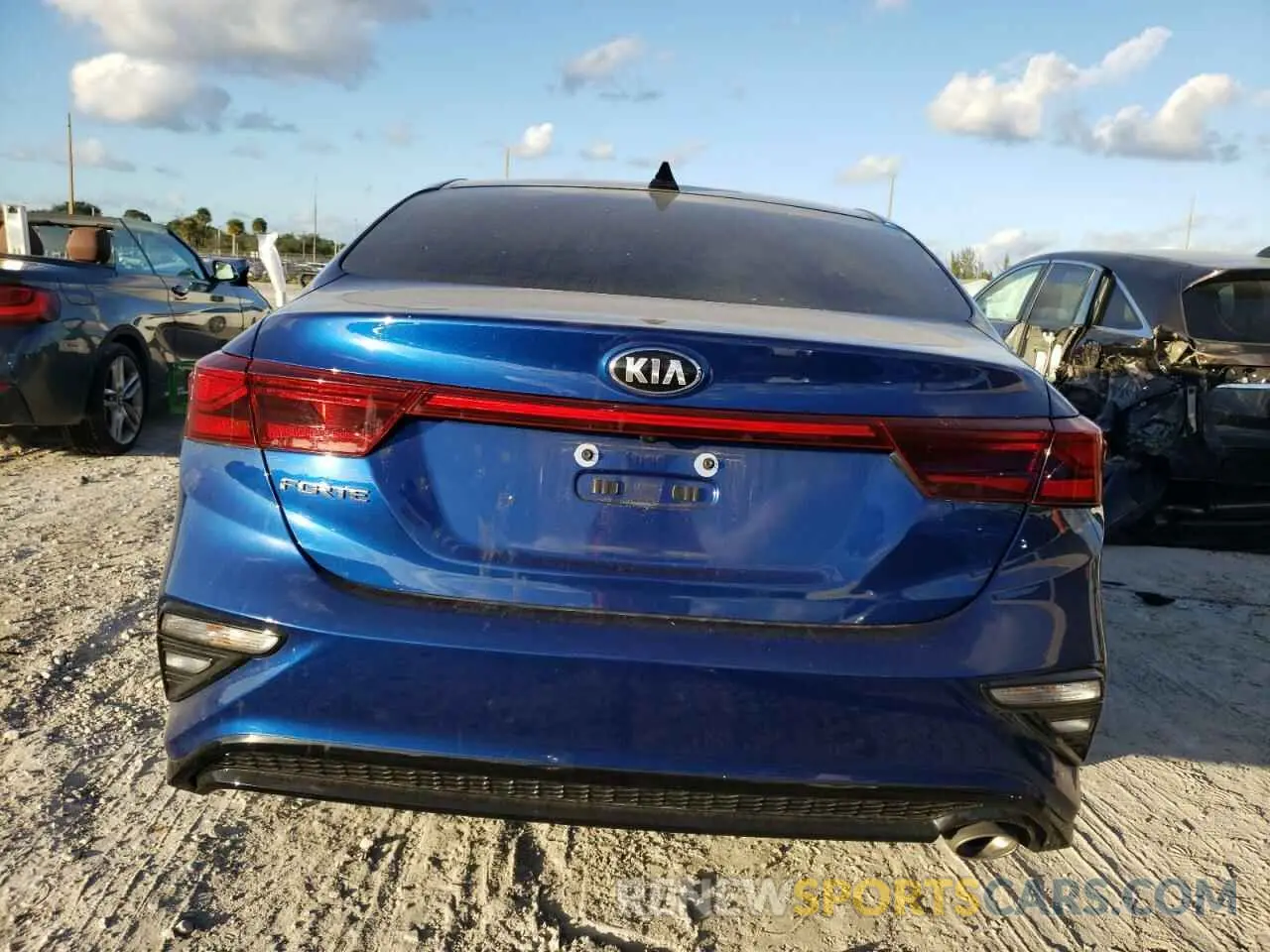 6 Photograph of a damaged car 3KPF24AD9ME341360 KIA FORTE 2021