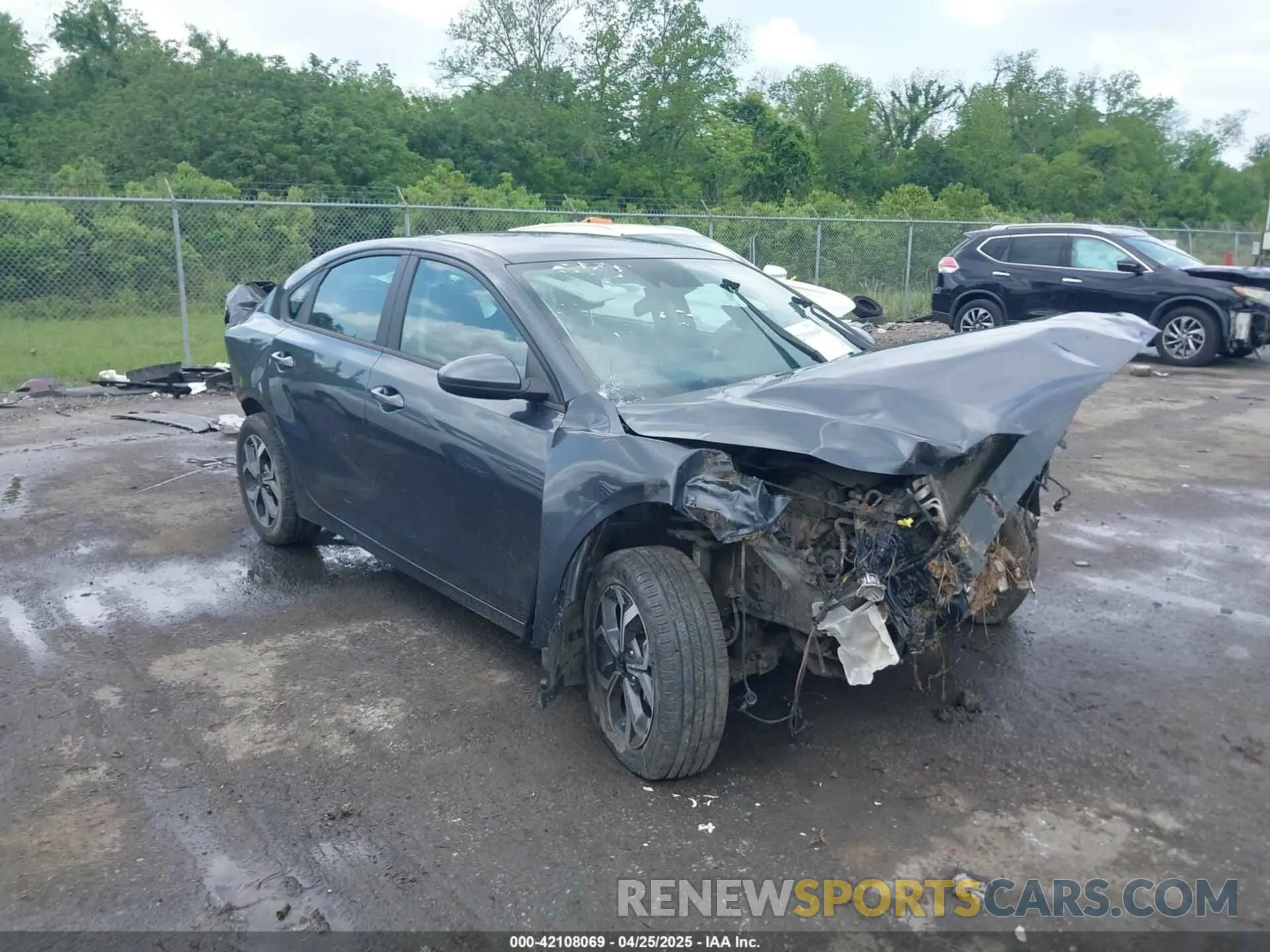 1 Photograph of a damaged car 3KPF24AD9ME353962 KIA FORTE 2021
