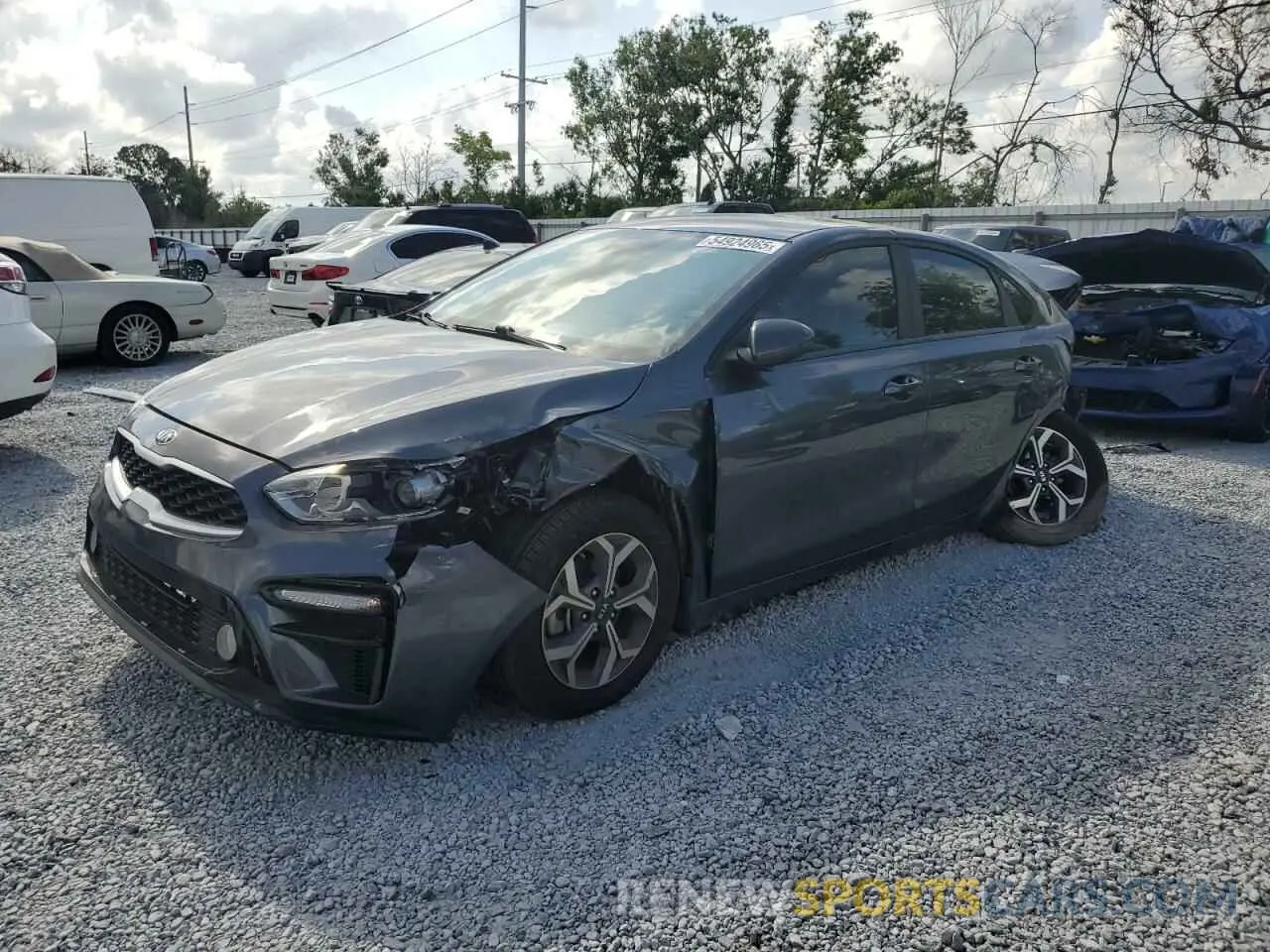 1 Photograph of a damaged car 3KPF24AD9ME357476 KIA FORTE 2021