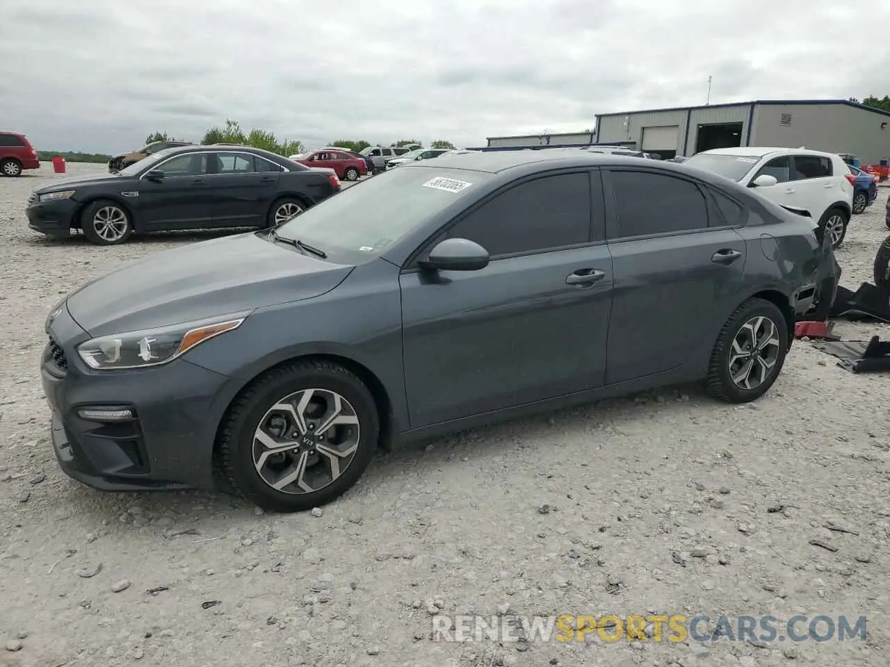 1 Photograph of a damaged car 3KPF24AD9ME375959 KIA FORTE 2021
