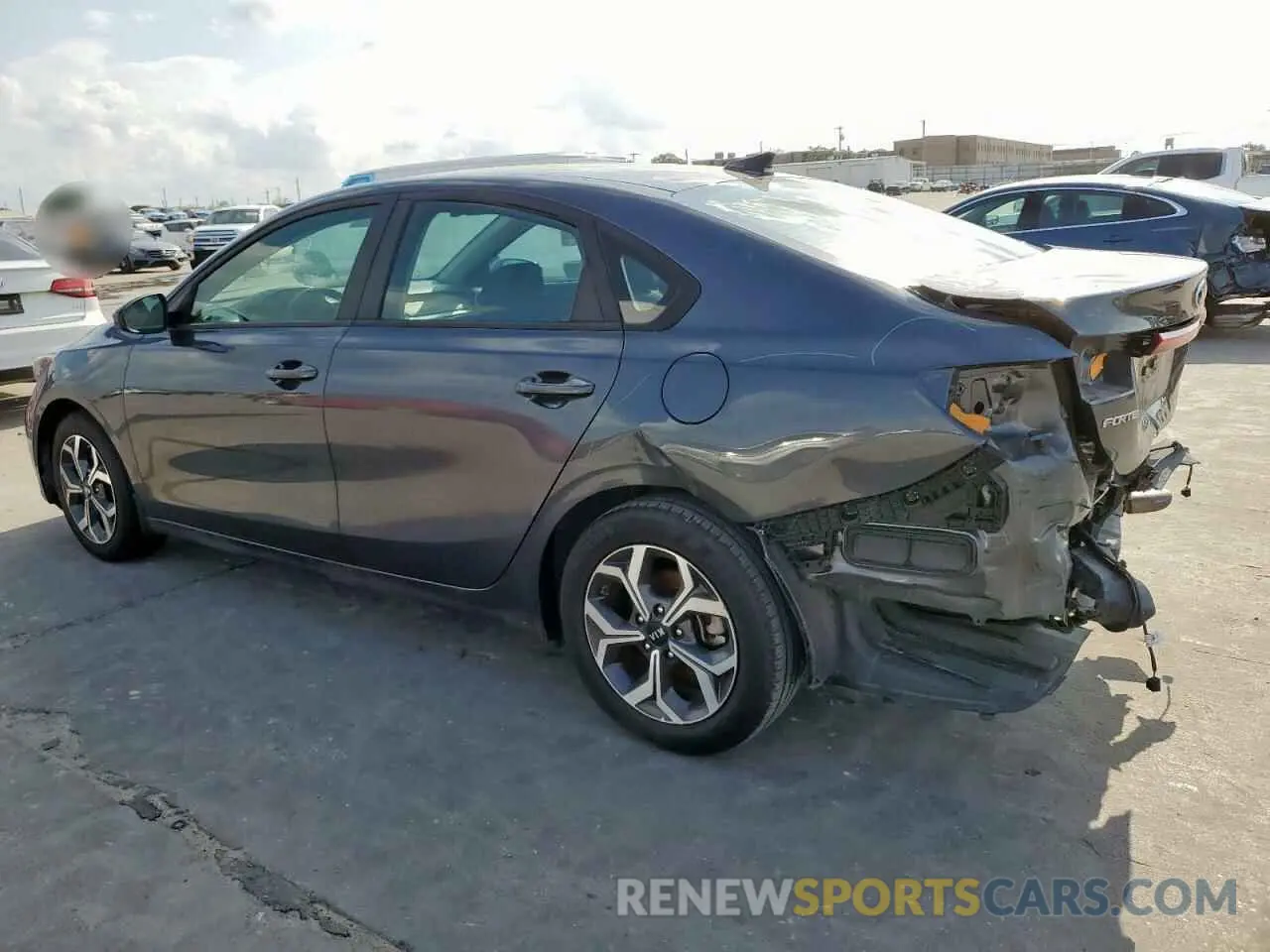2 Photograph of a damaged car 3KPF24AD9ME376318 KIA FORTE 2021