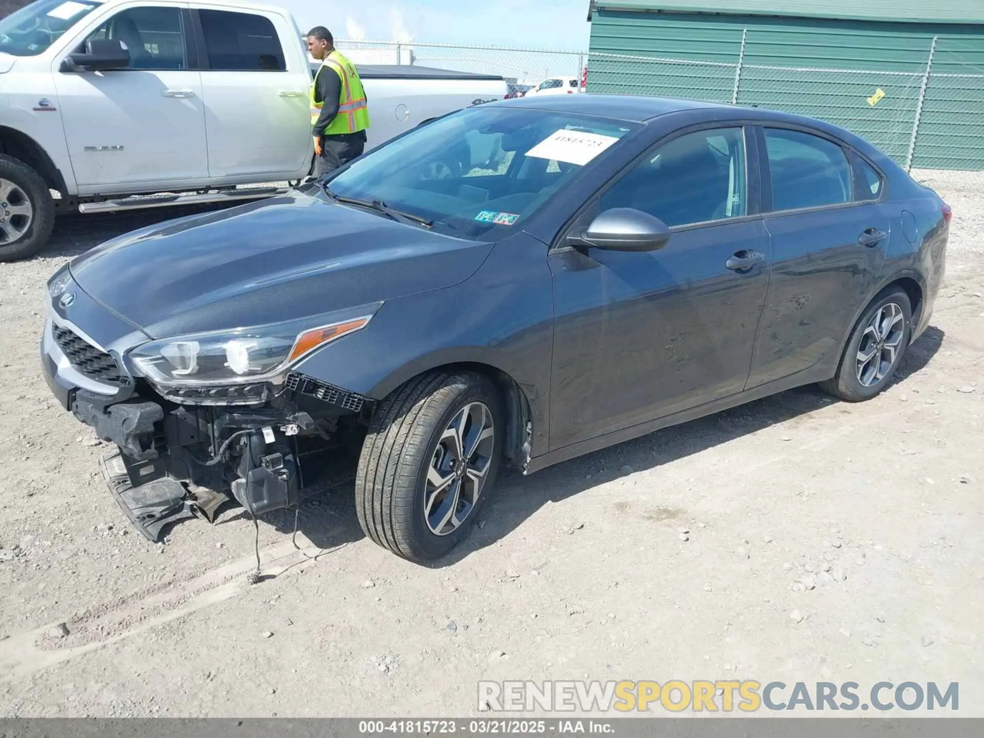 2 Photograph of a damaged car 3KPF24AD9ME409155 KIA FORTE 2021