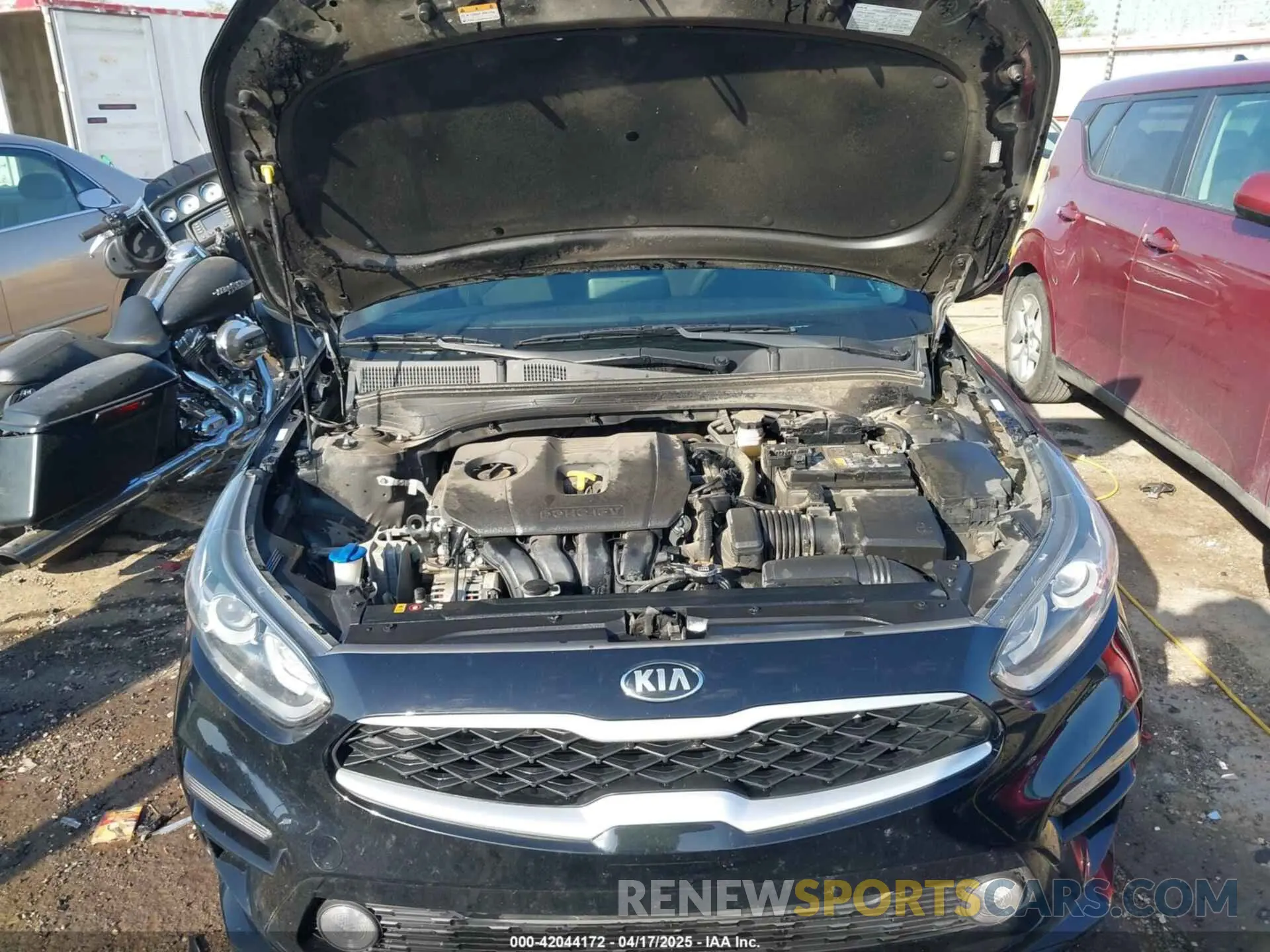 10 Photograph of a damaged car 3KPF24AD9ME410824 KIA FORTE 2021