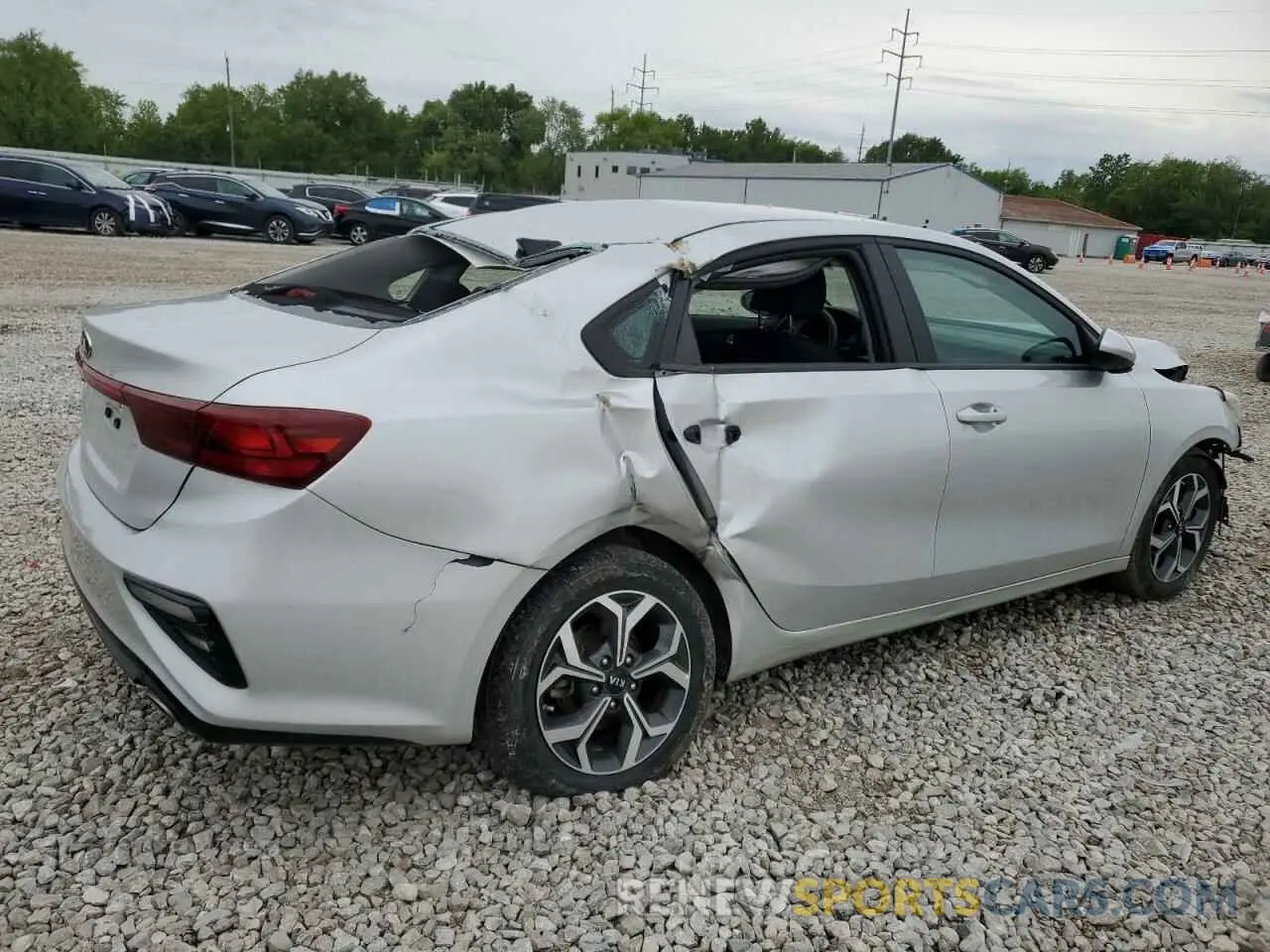 3 Photograph of a damaged car 3KPF24ADXME296087 KIA FORTE 2021